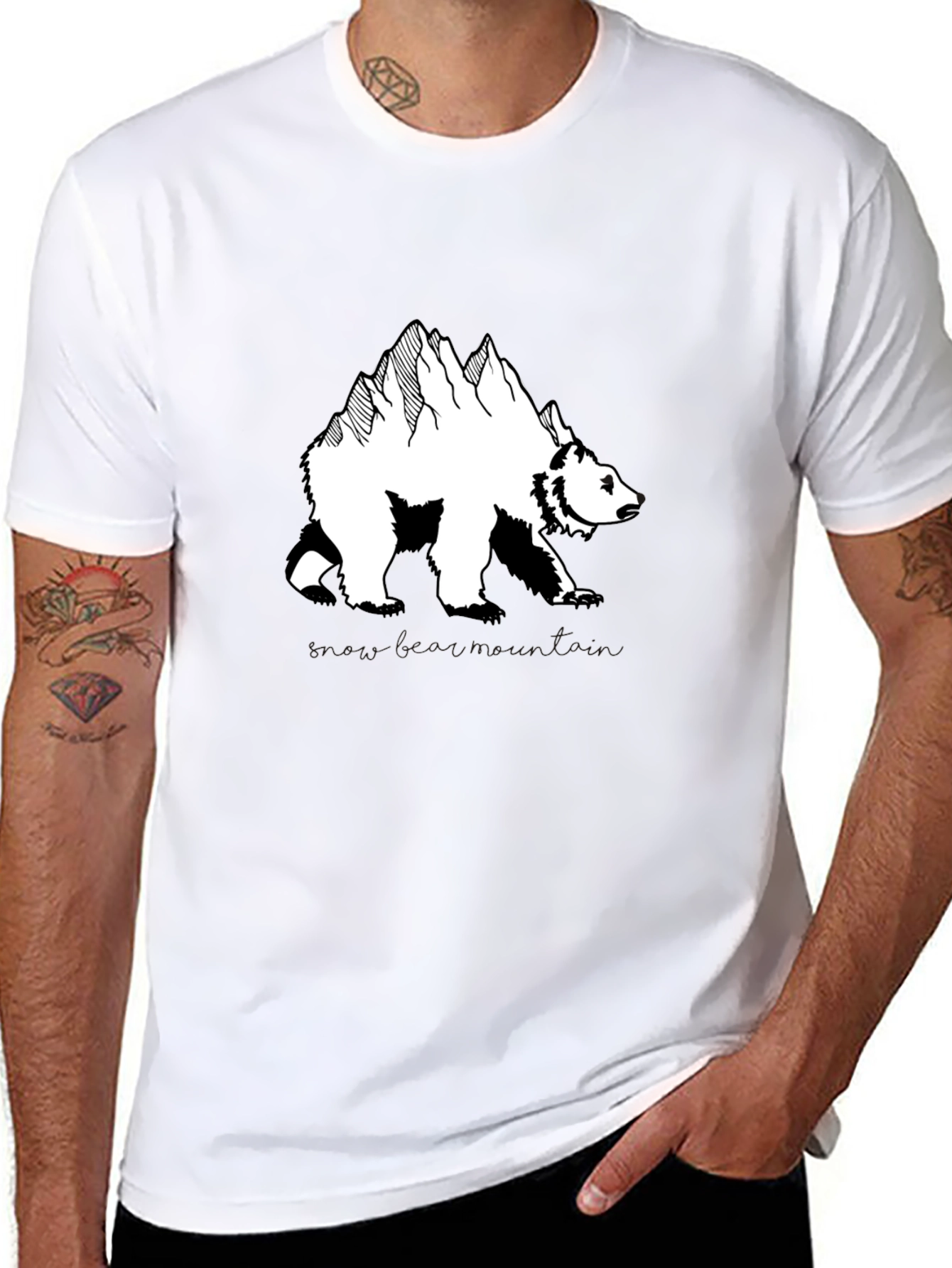 Black Bear Mountain Graphic Tee view 8