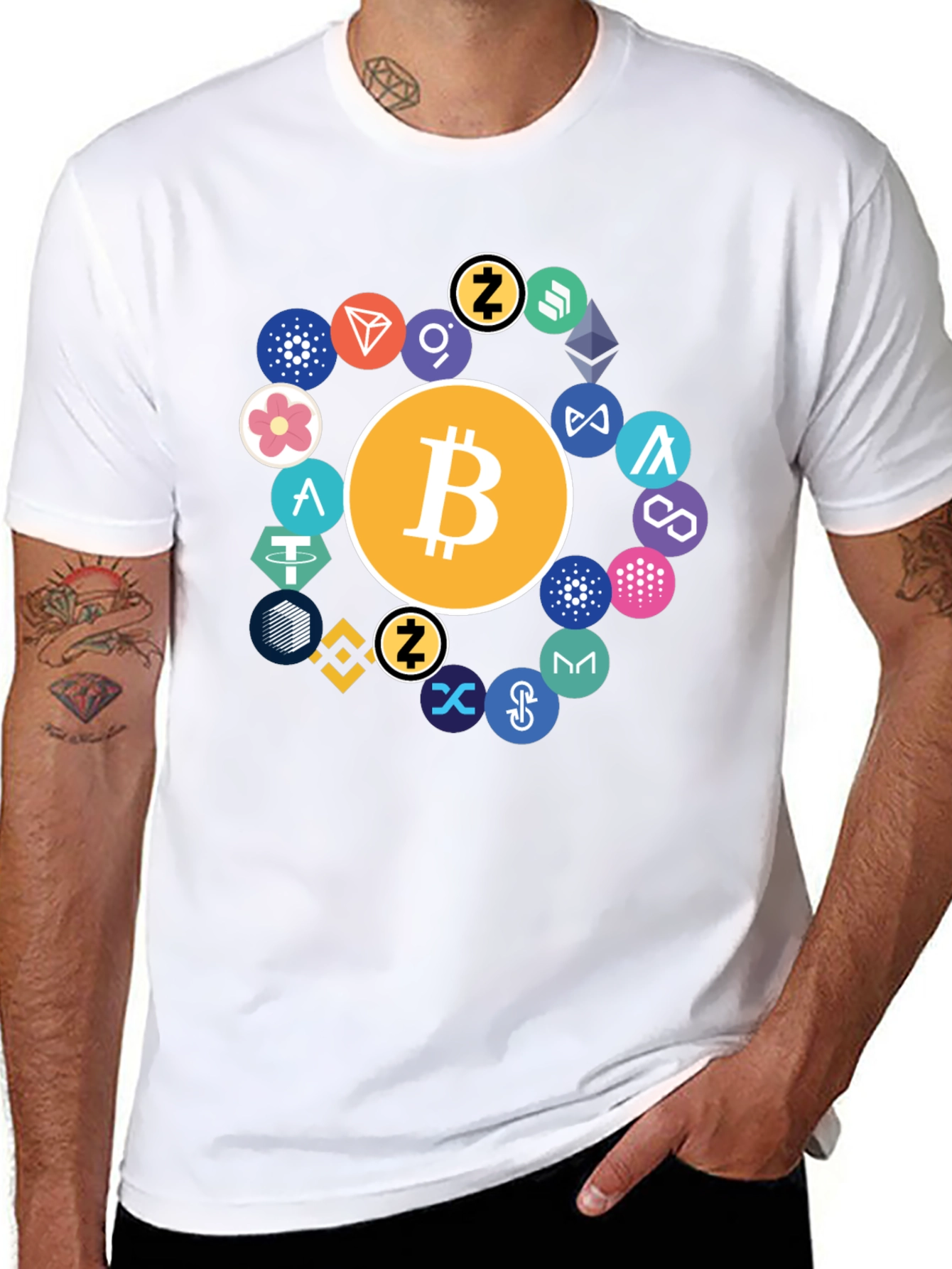 Crypto Currency Bitcoin T-Shirt - 8