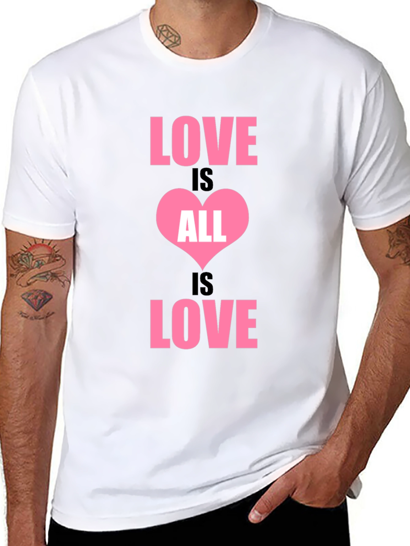 Black Love is All T-Shirt view 8