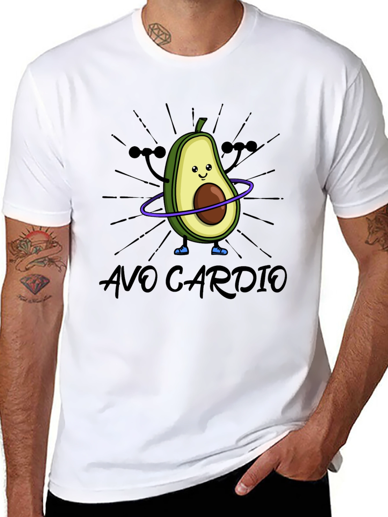 Black Avo Cardio Black T-Shirt view 8