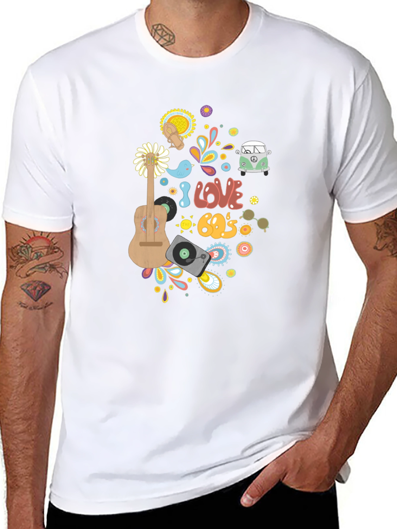 I Love the 60's Graphic T-Shirt - 8