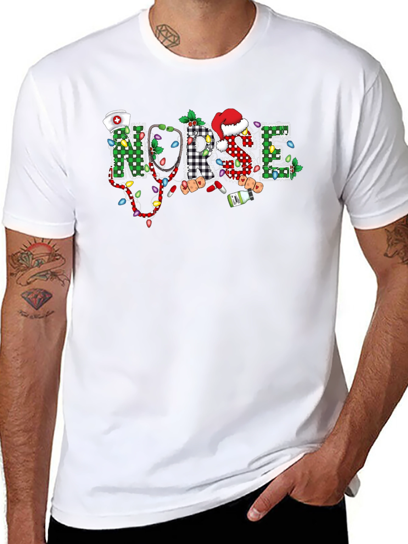 Christmas Nurse T-Shirt - 8