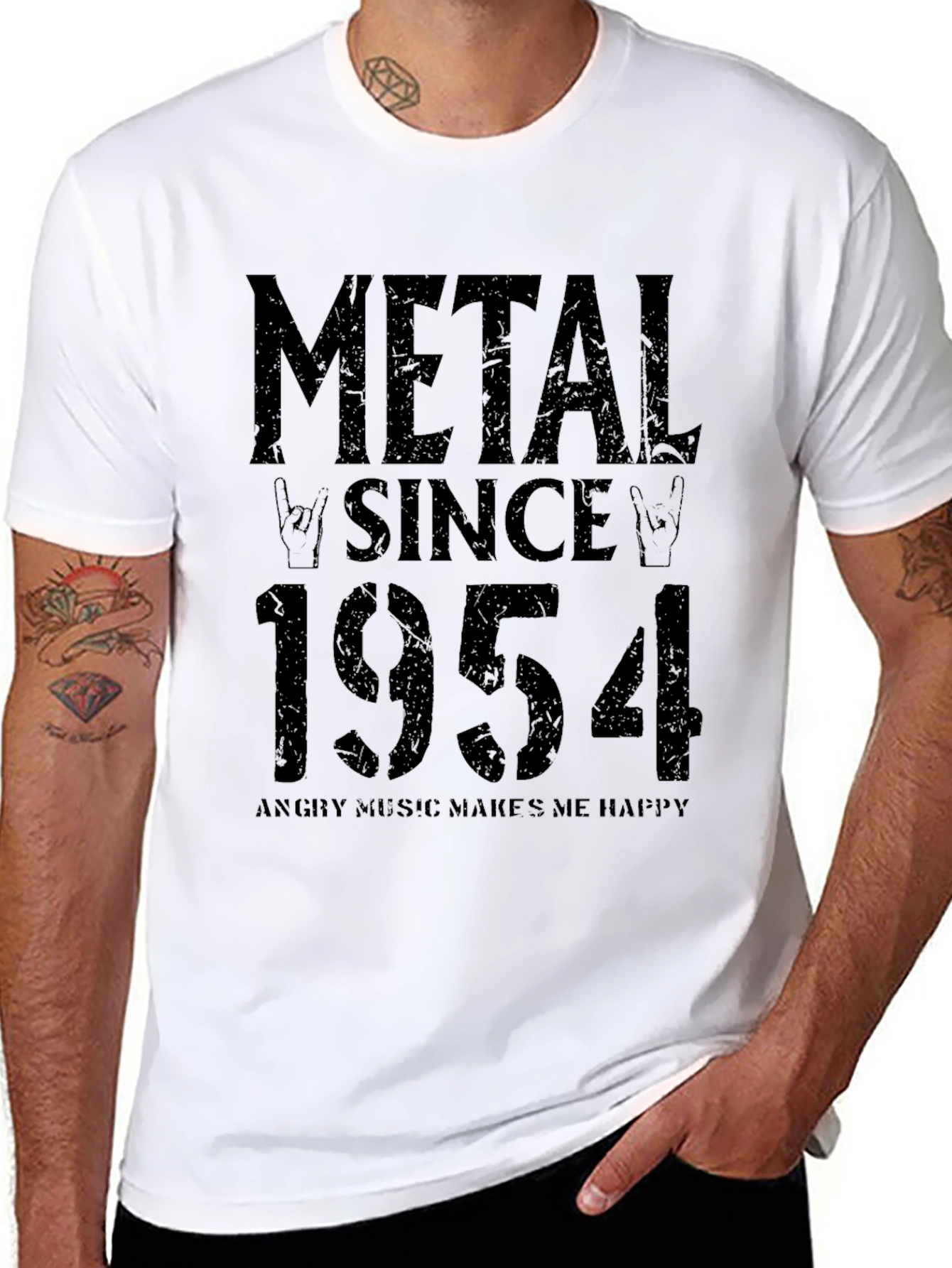 Black Metal Since 1954 Graphic Tee view 8