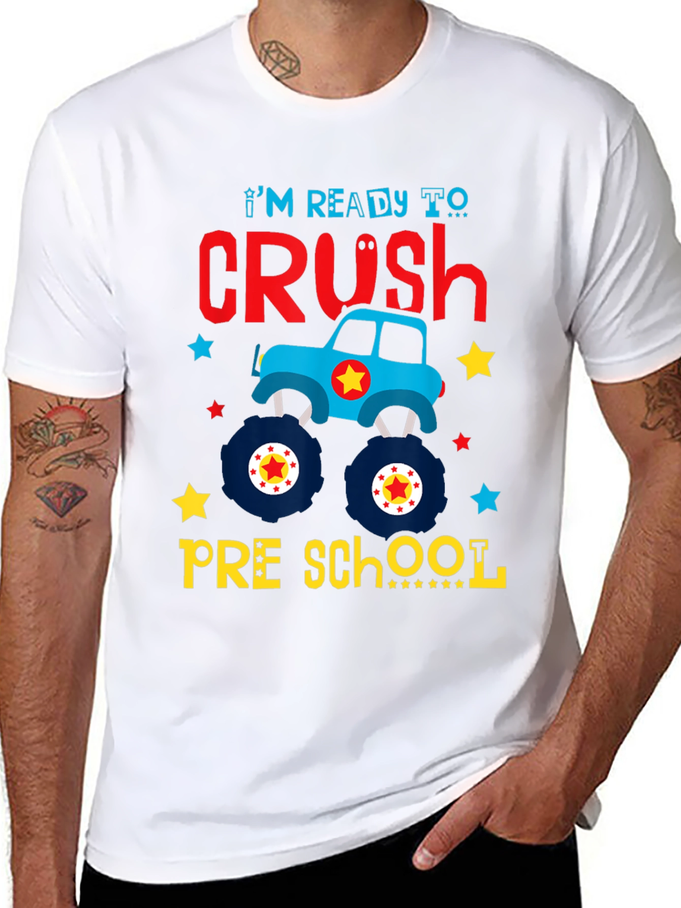 Crush Preschool Monster Truck T-Shirt - 8