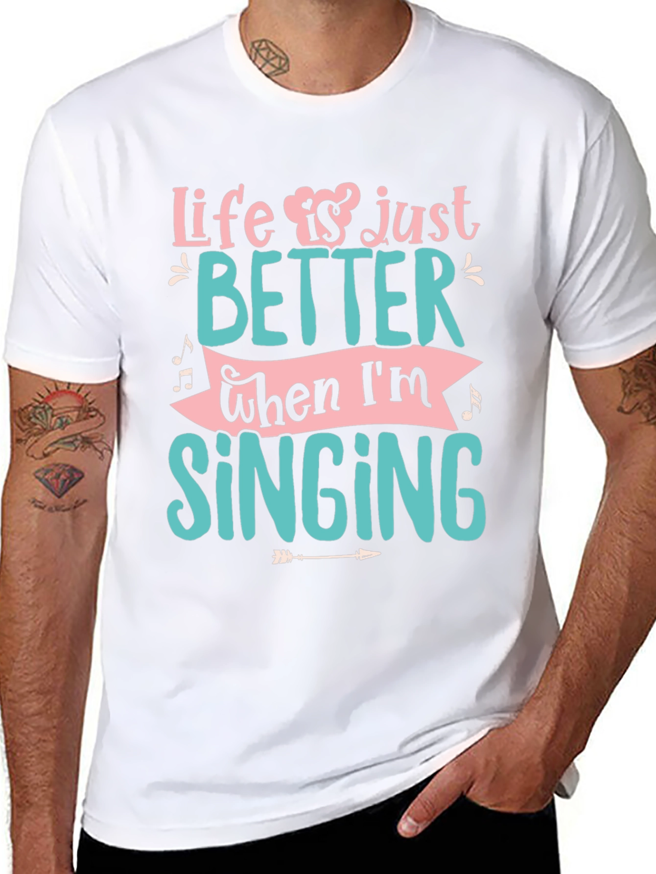 Black Life is Just Better When I'm Singing T-Shirt view 8