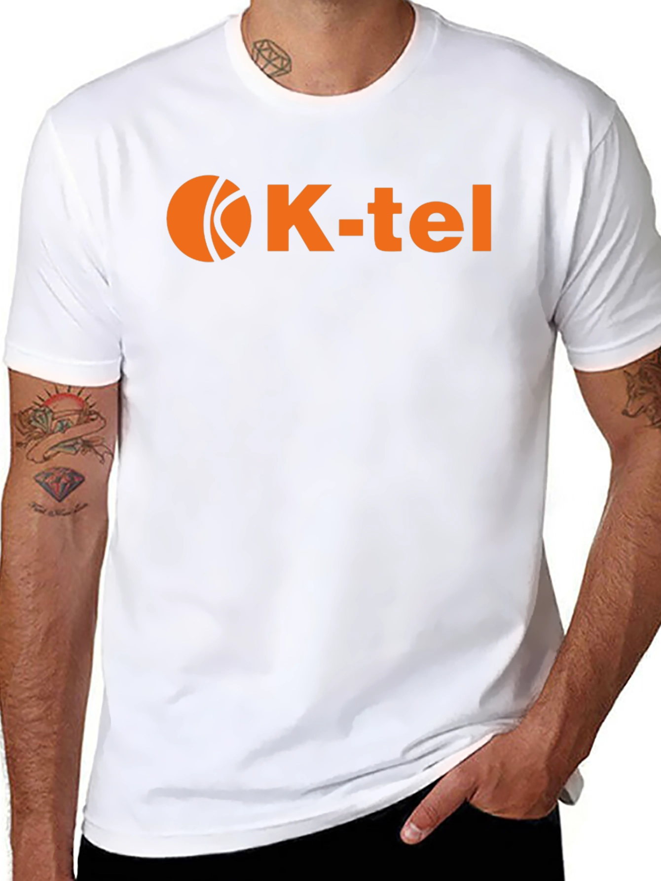 Black K-tel Logo Graphic T-Shirt view 8