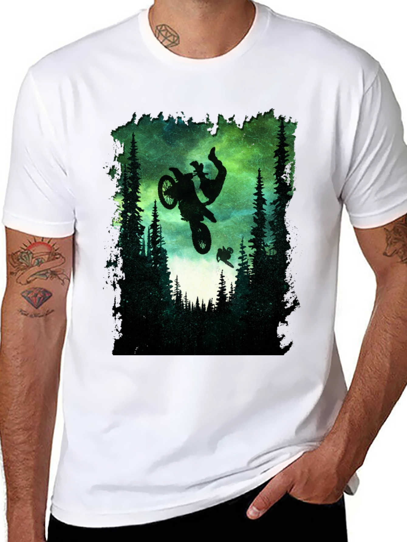 Black Mountain Motocross Graphic T-Shirt view 8