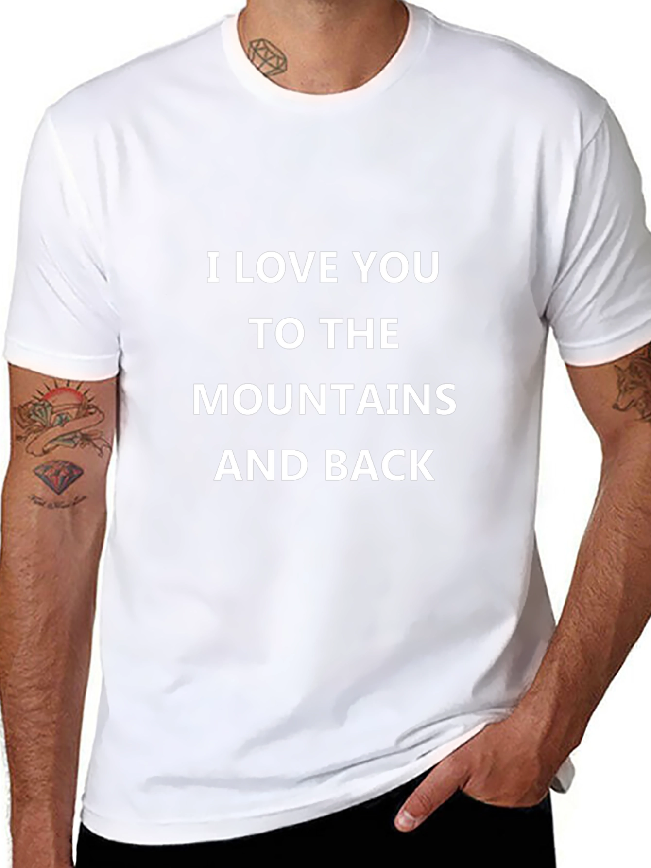 Black Mountains and Back Graphic Tee view 8