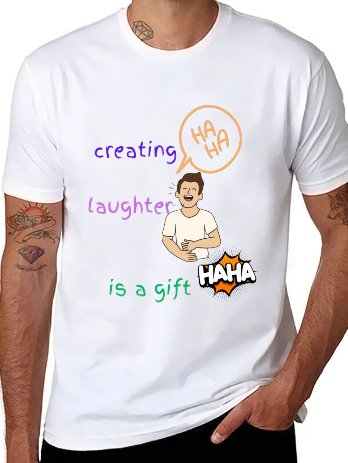 Creating Laughter Gift T-Shirt - 8