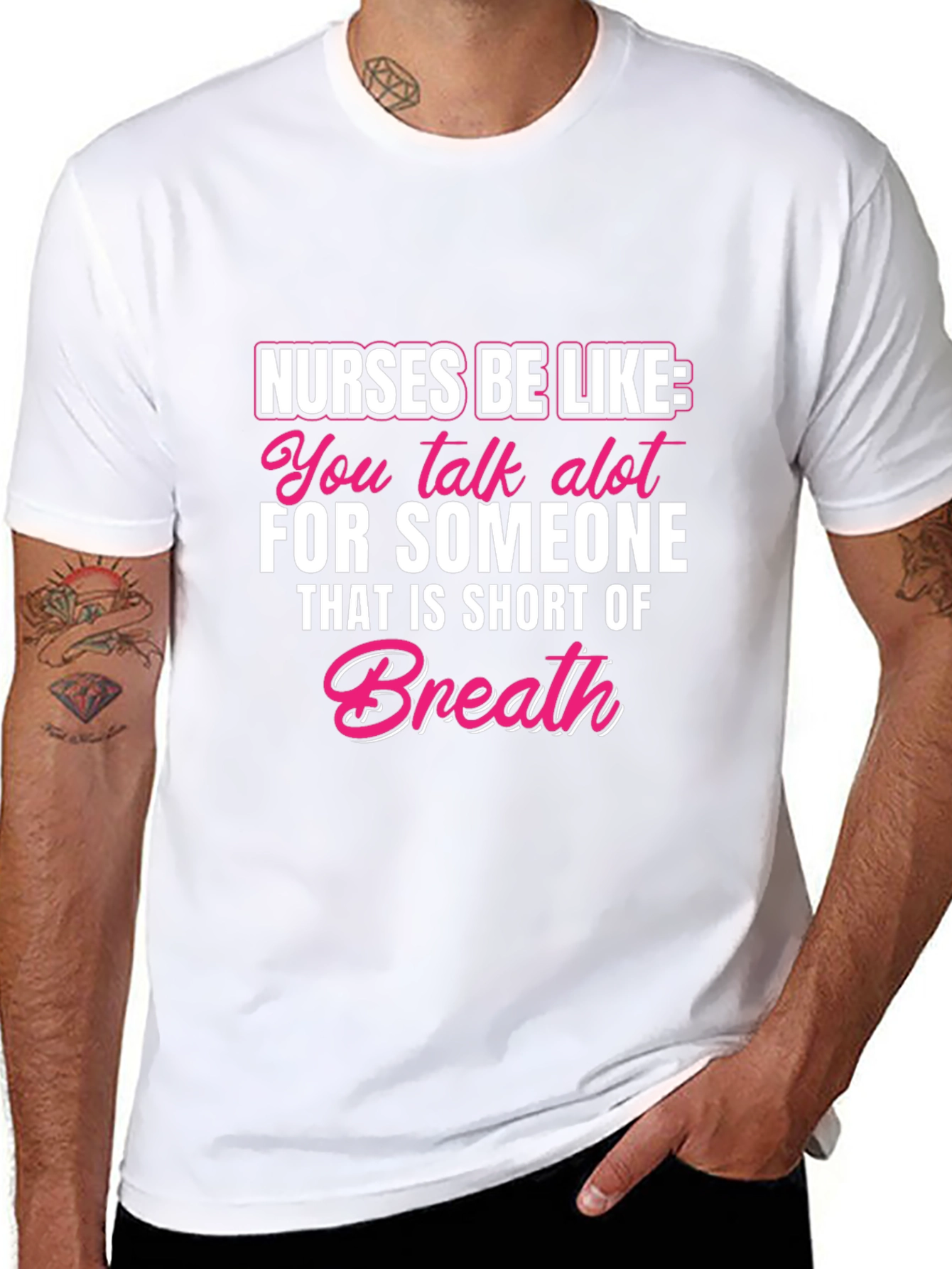 Black Nurses Be Like T-Shirt: Funny Sarcastic Graphic Tee view 8