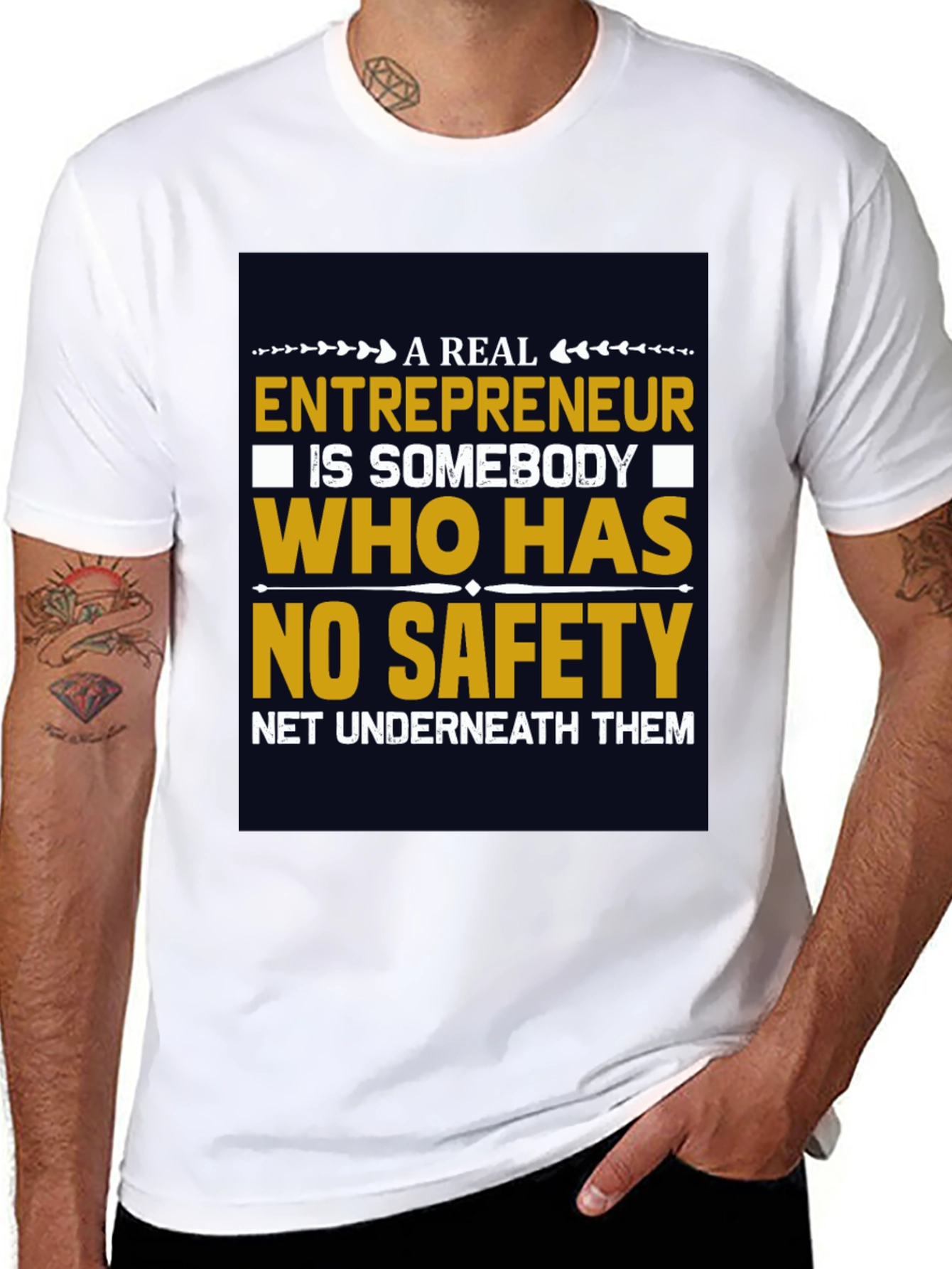 Entrepreneurship T-Shirt - No Safety Net - 8