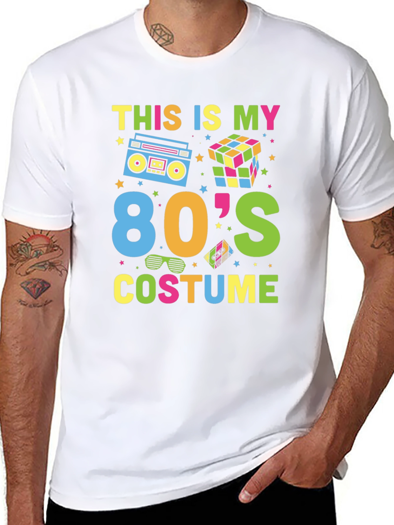 80's Costume T-Shirt - Retro Style - 8