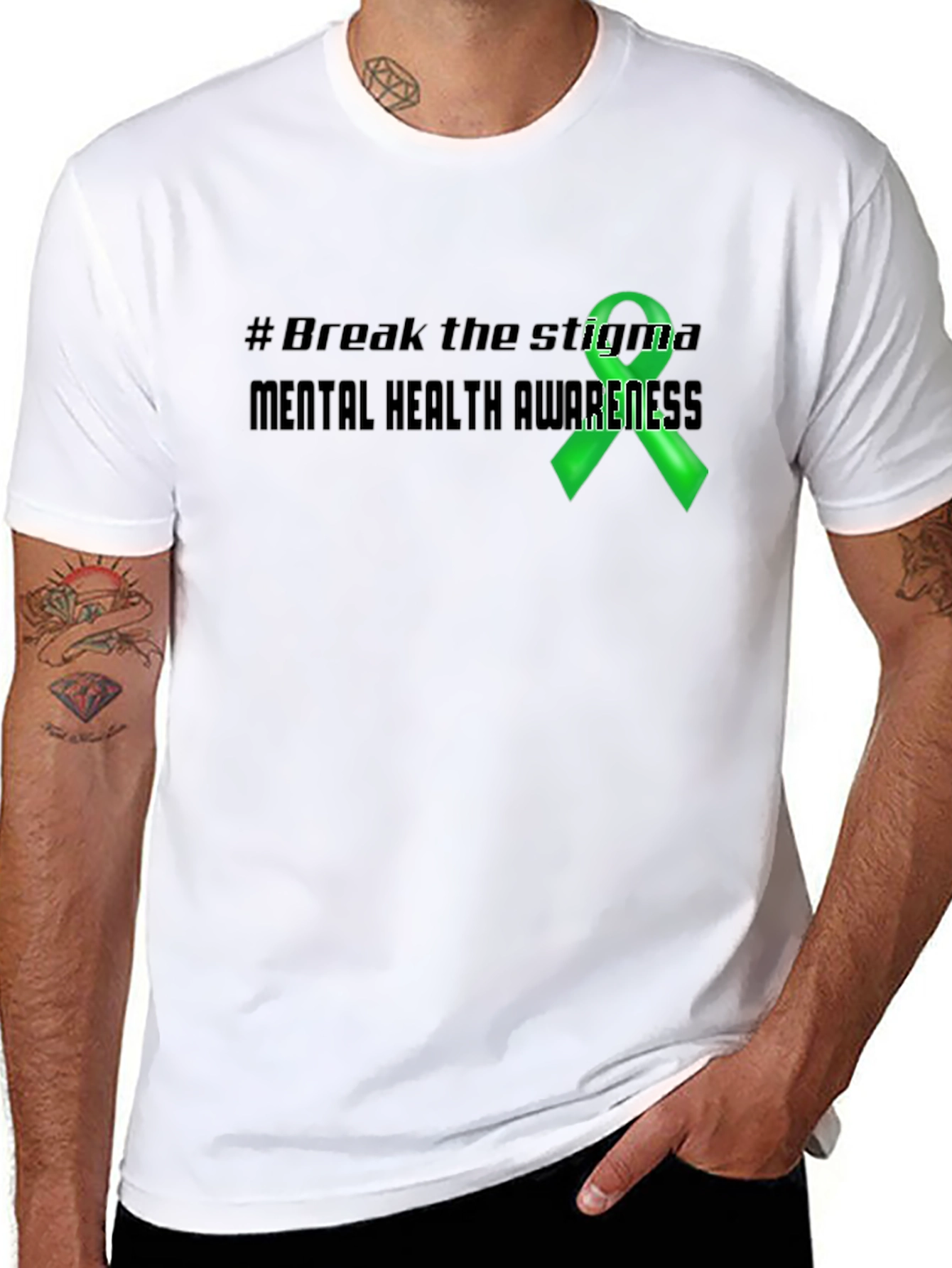 Mental Health Awareness T-Shirt - Break the Stigma - 8