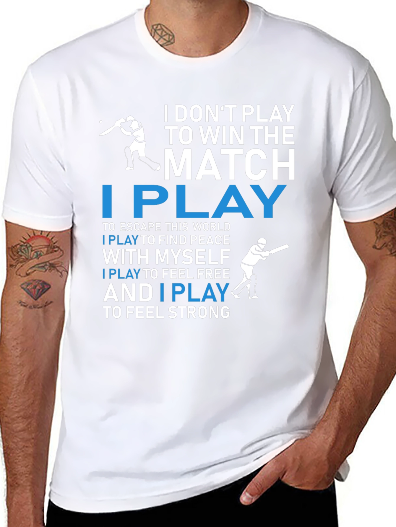 Cricket Lover T-Shirt: Play for Peace, Not Just to Win! - 8