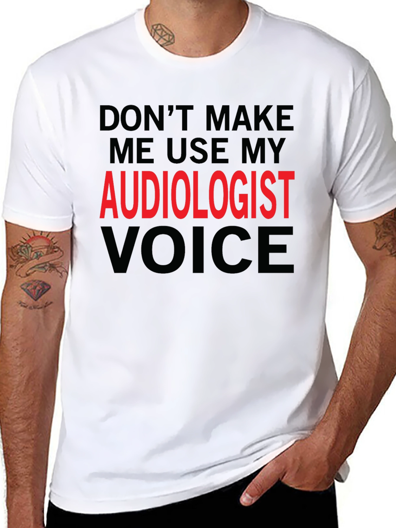 Audiologist Voice Funny Graphic T-Shirt - 8