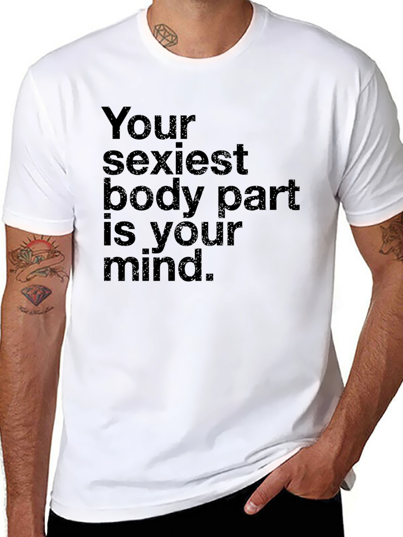 Black Mind T-Shirt - Your Sexiest Body Part view 8