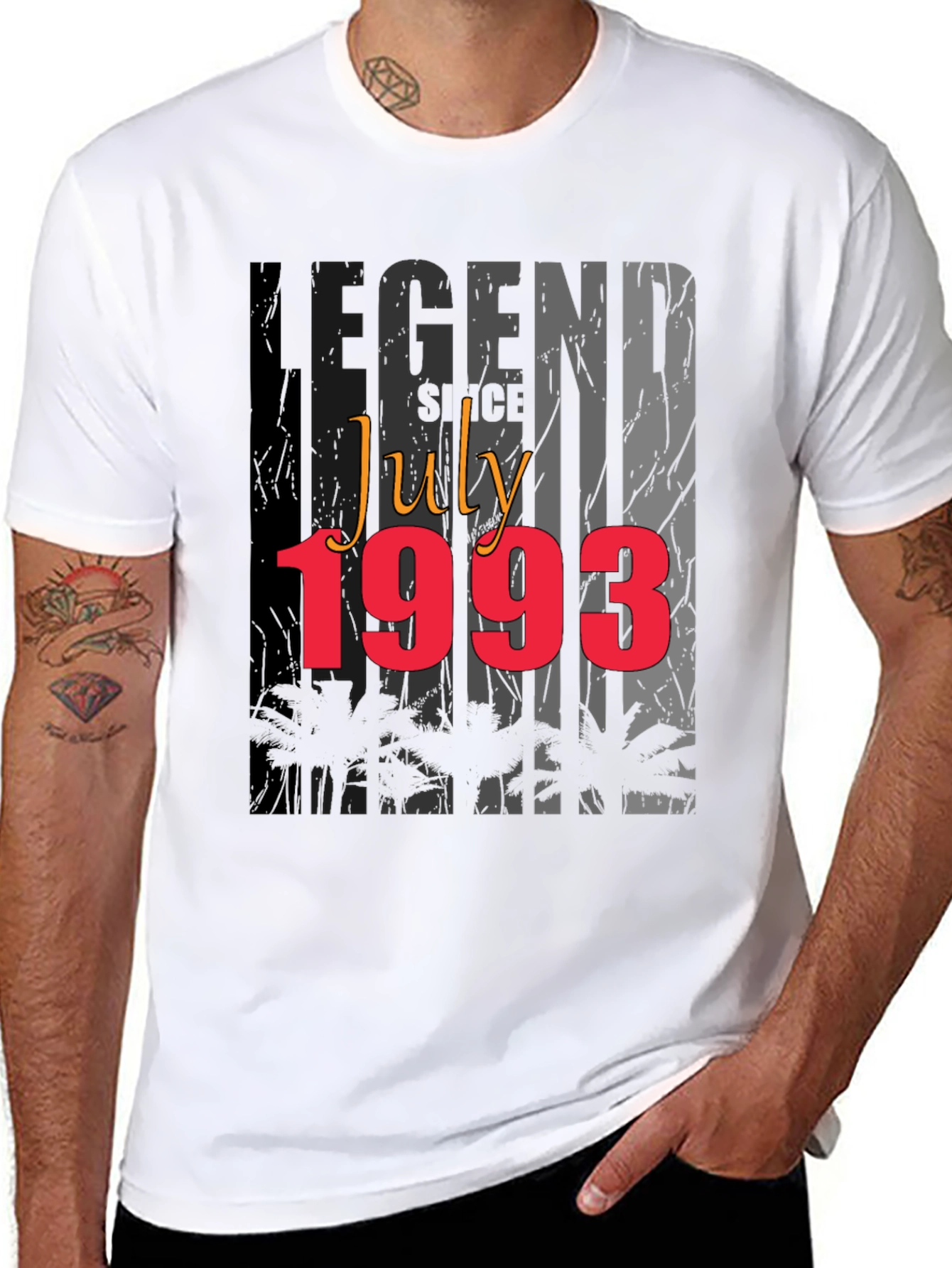 Legend Since July 1993 Graphic T-Shirt - 8