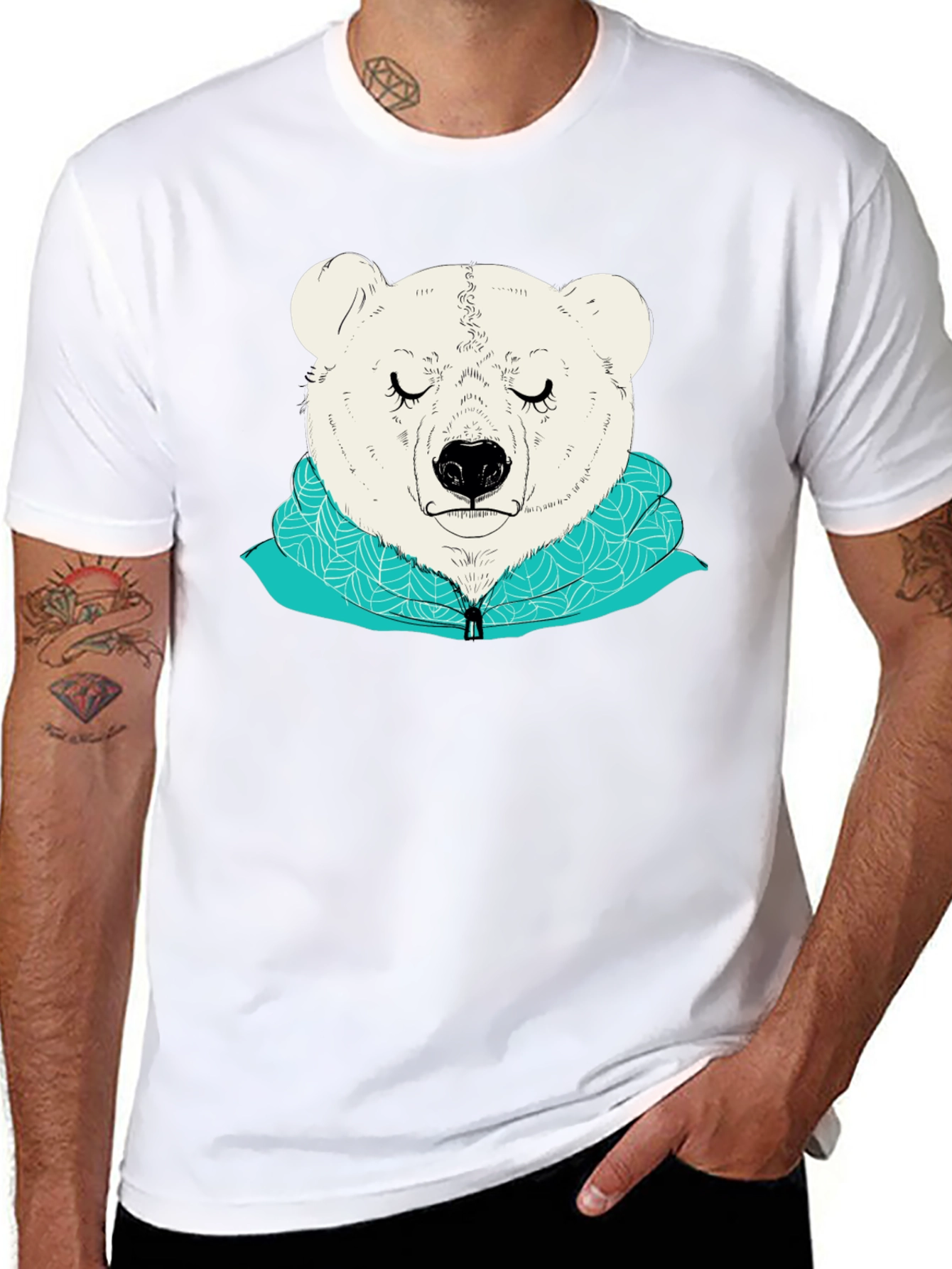 Black Bear Graphic Tee - Soft & Stylish view 8