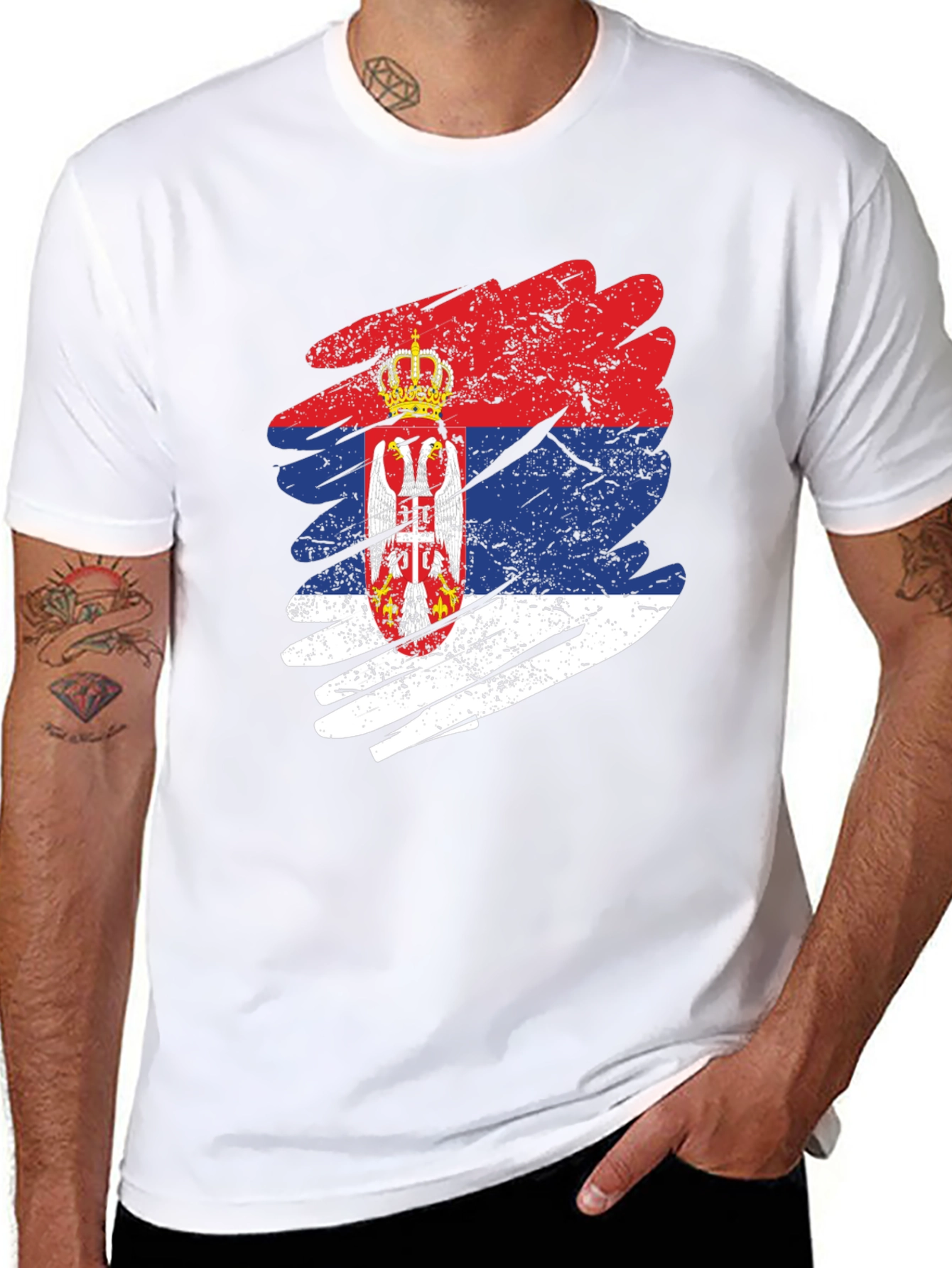 Serbian Flag T-Shirt - Patriotic Pride - 8