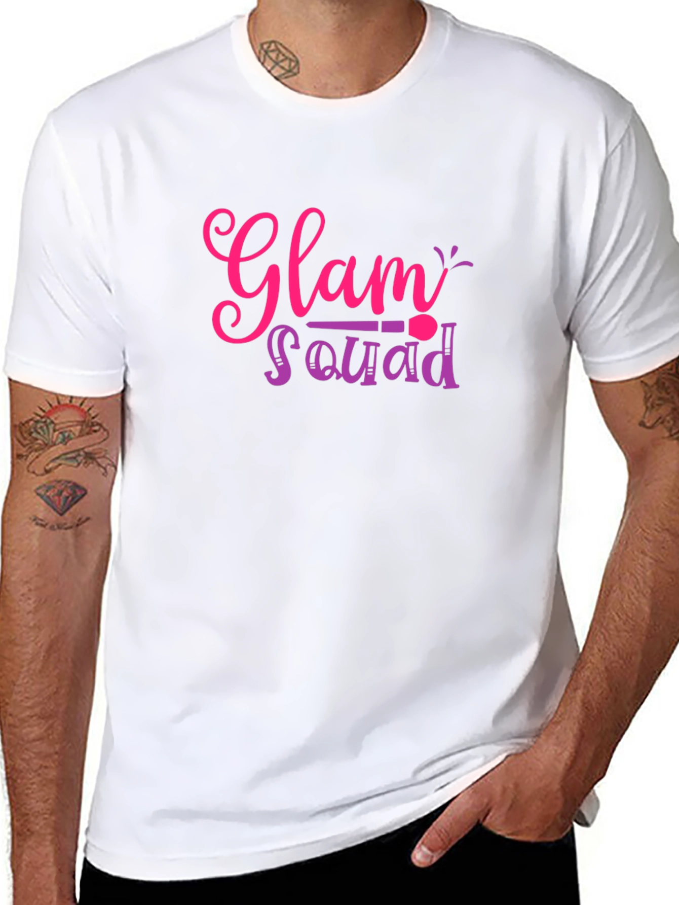 Black Glam Squad Black T-Shirt view 8