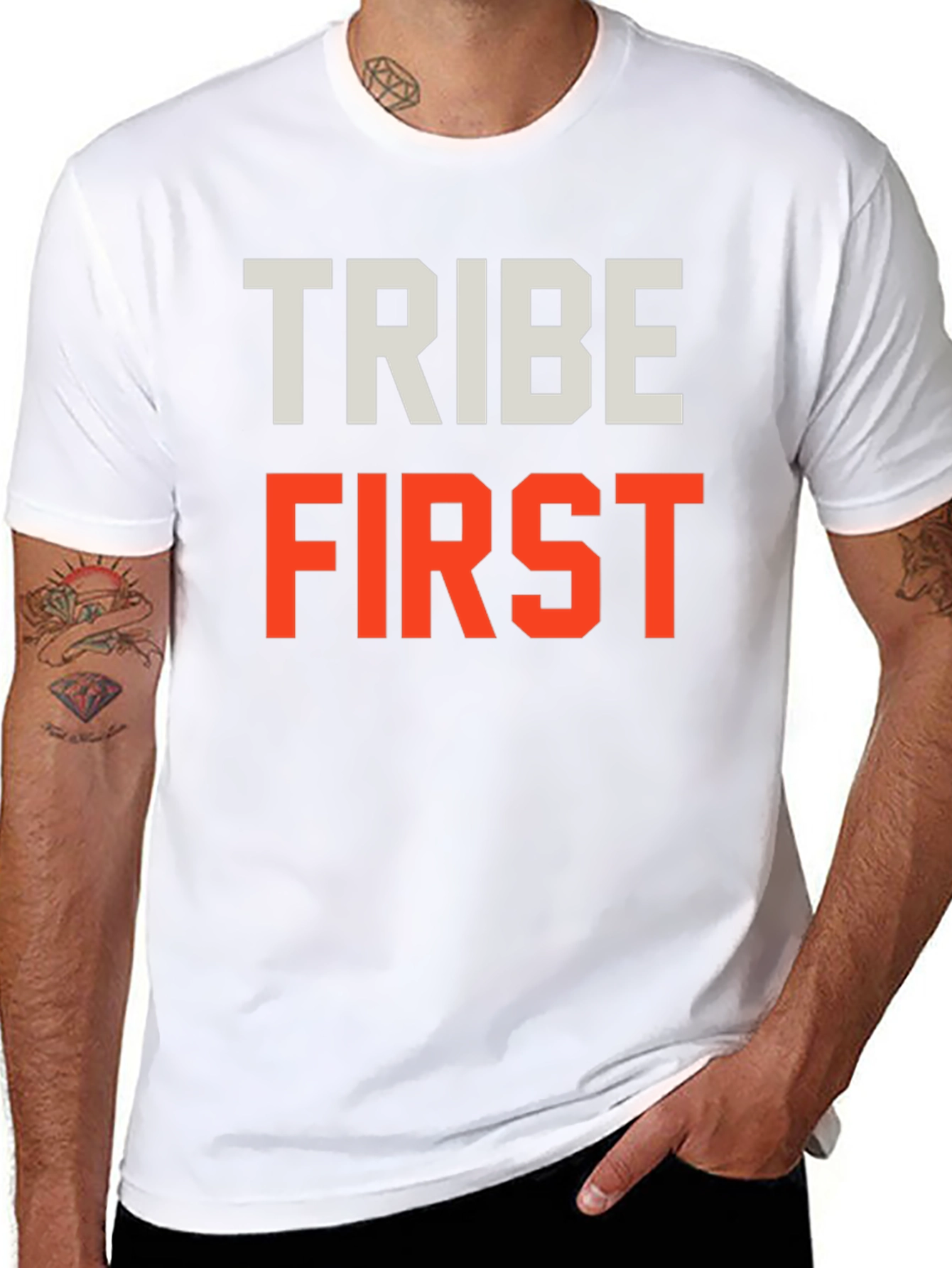 Black Tribe First Graphic Tee - Stylish Casual Wear view 8