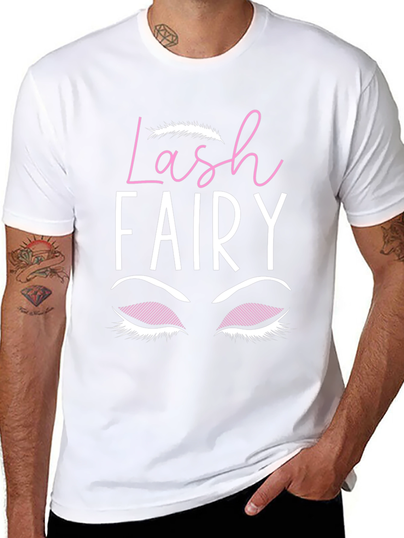 Black Lash Fairy Graphic Tee view 8