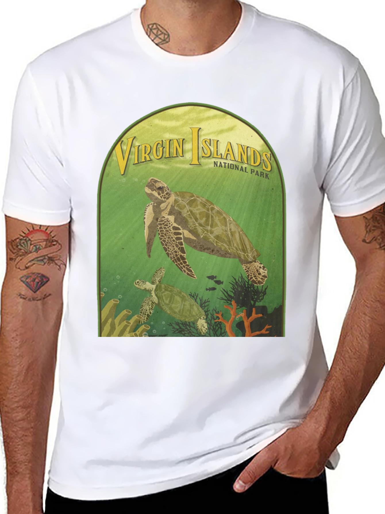 Virgin Islands National Park Turtle T-Shirt - 8