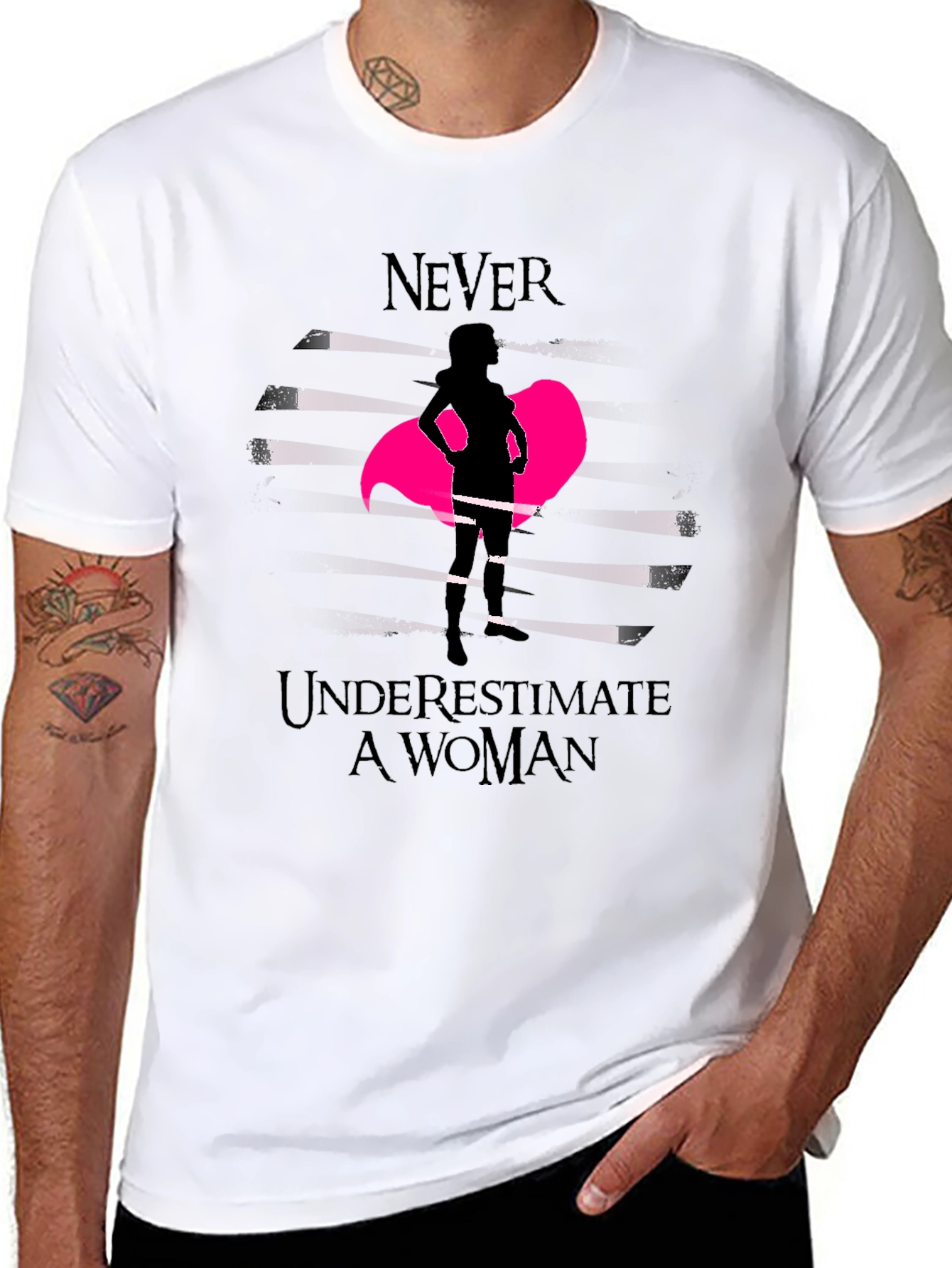 Empowered Woman Graphic Tee - Never Underestimate - 8