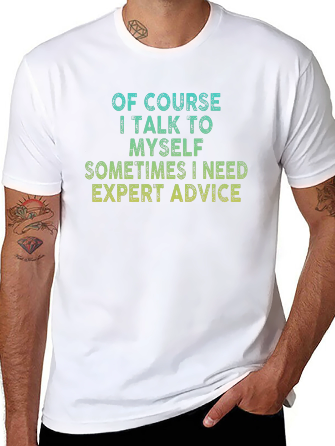 Black Expert Advice T-Shirt Funny Sarcastic view 8