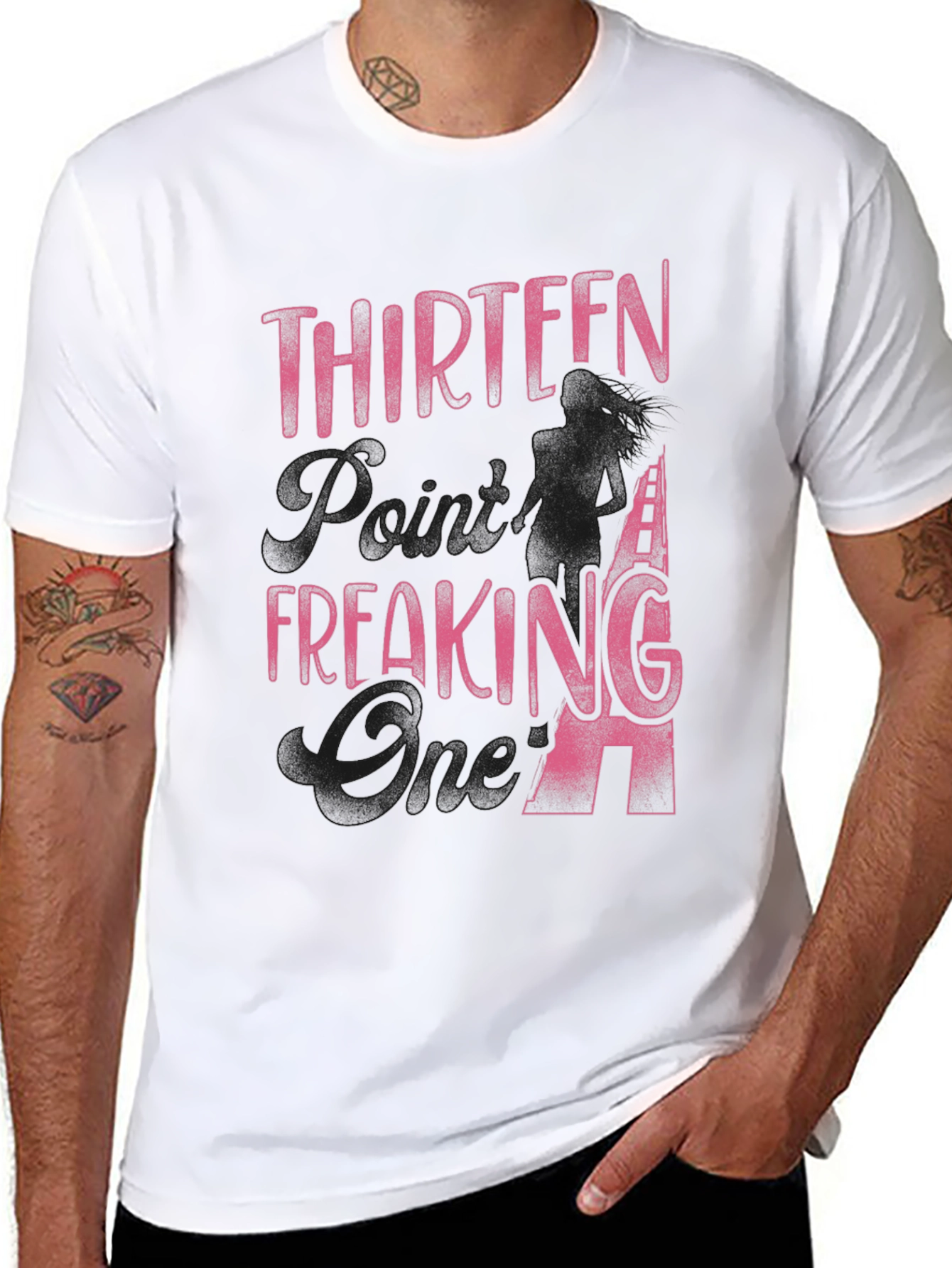 Black Thirteen Freaking 94 T-Shirt view 8