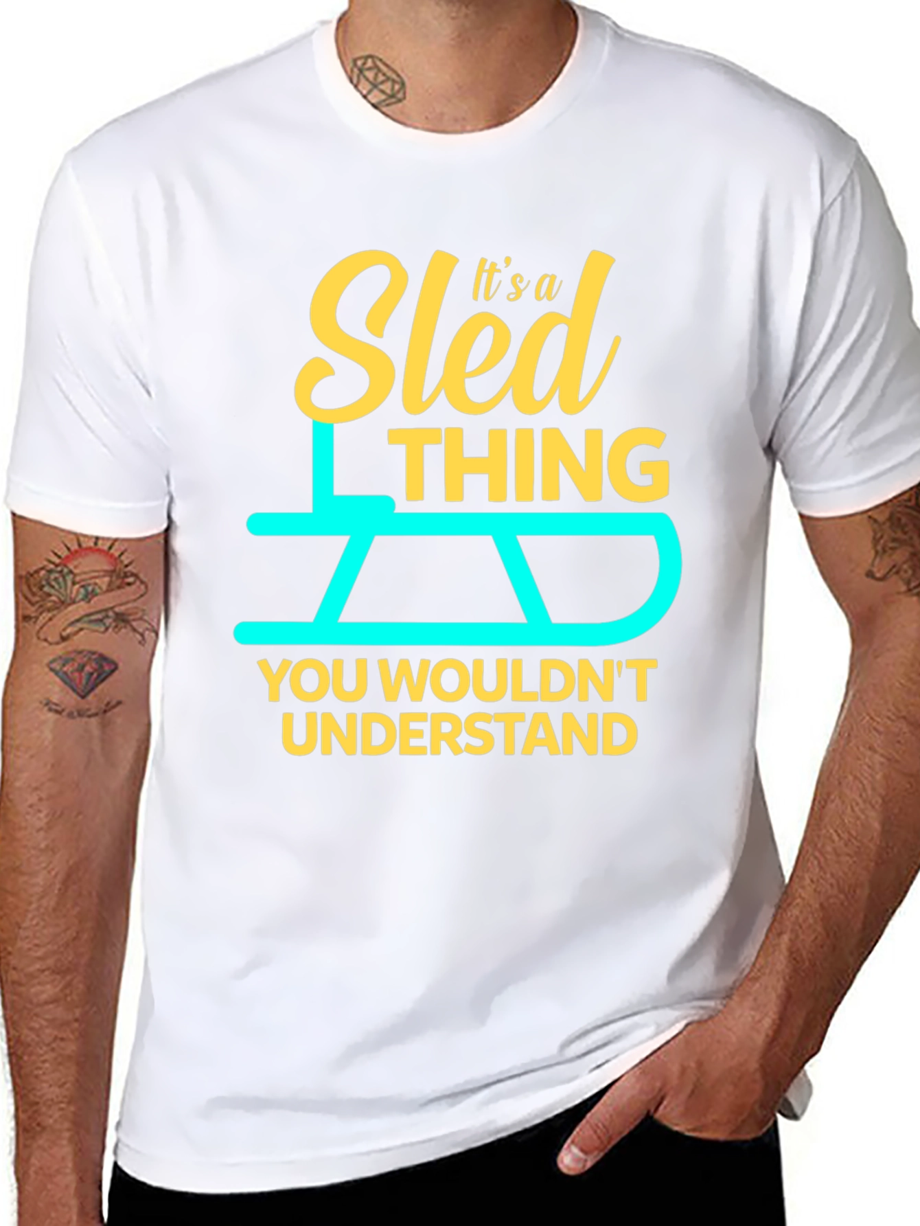 Black Sled Thing T-Shirt - You Wouldn't Understand! view 8