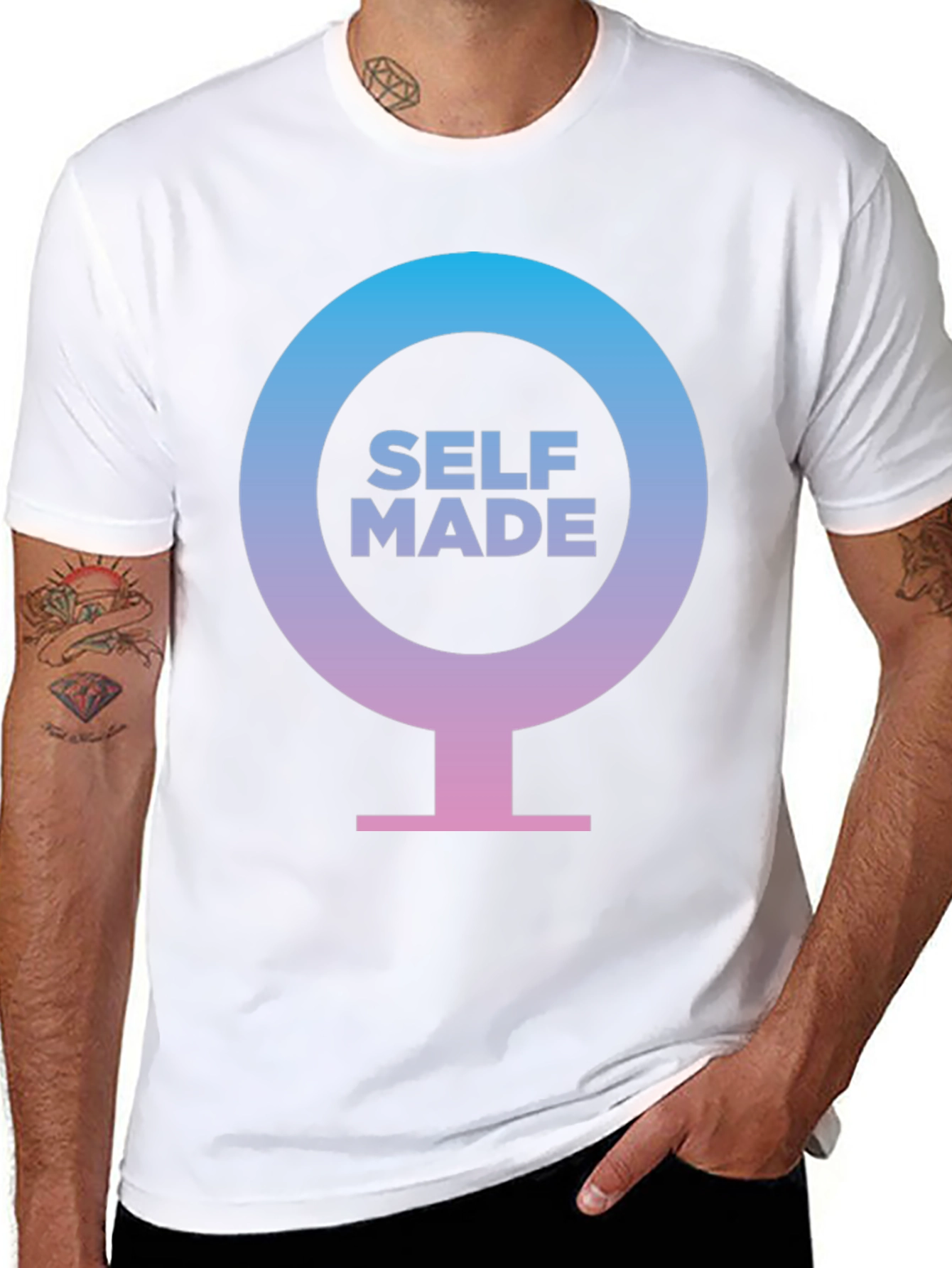 Self Made Feminist Symbol T-Shirt - 8