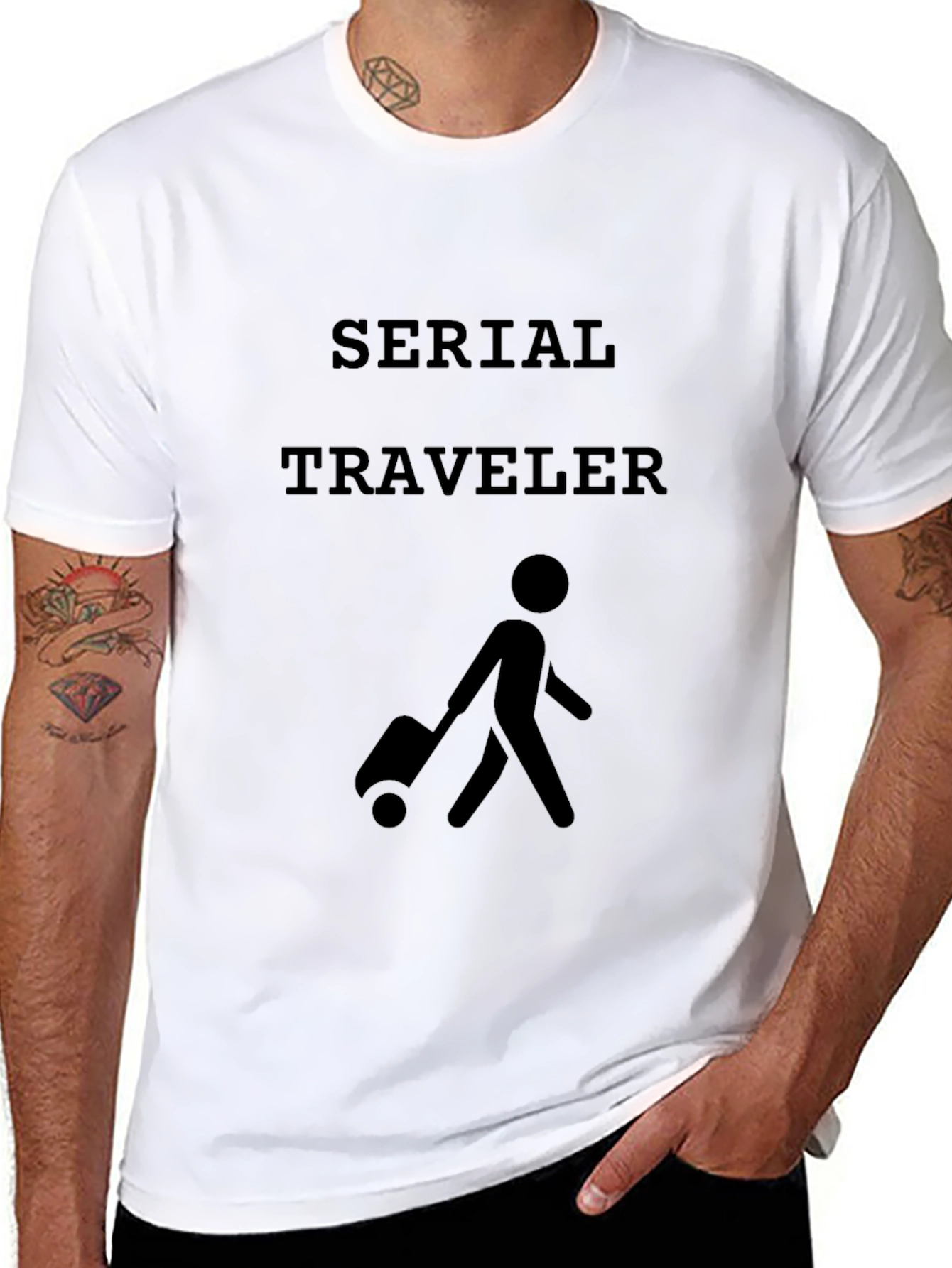 Serial Traveler Graphic T-Shirt - 8