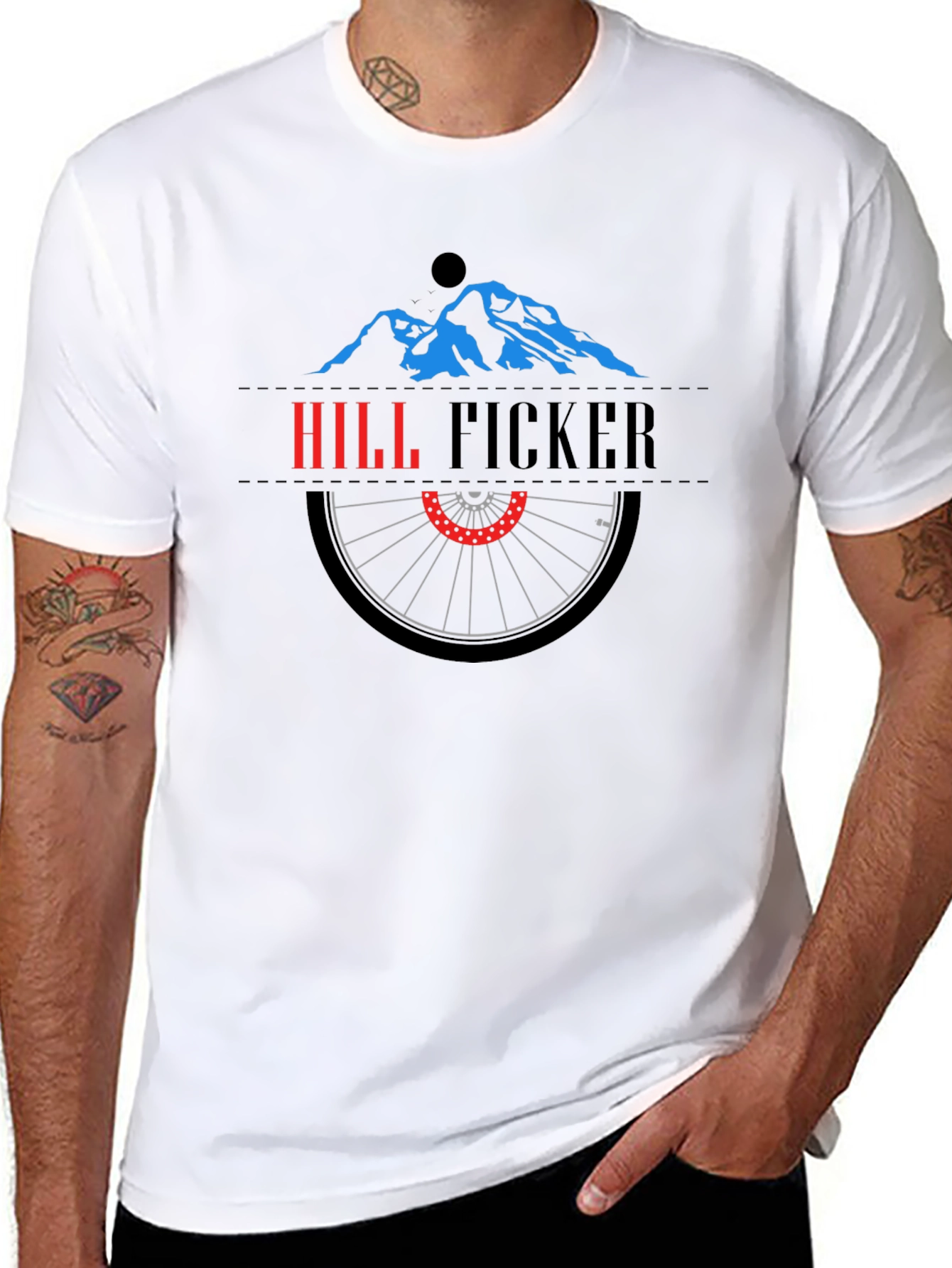 Black Hill Ficker Mountain Bike T-Shirt view 8
