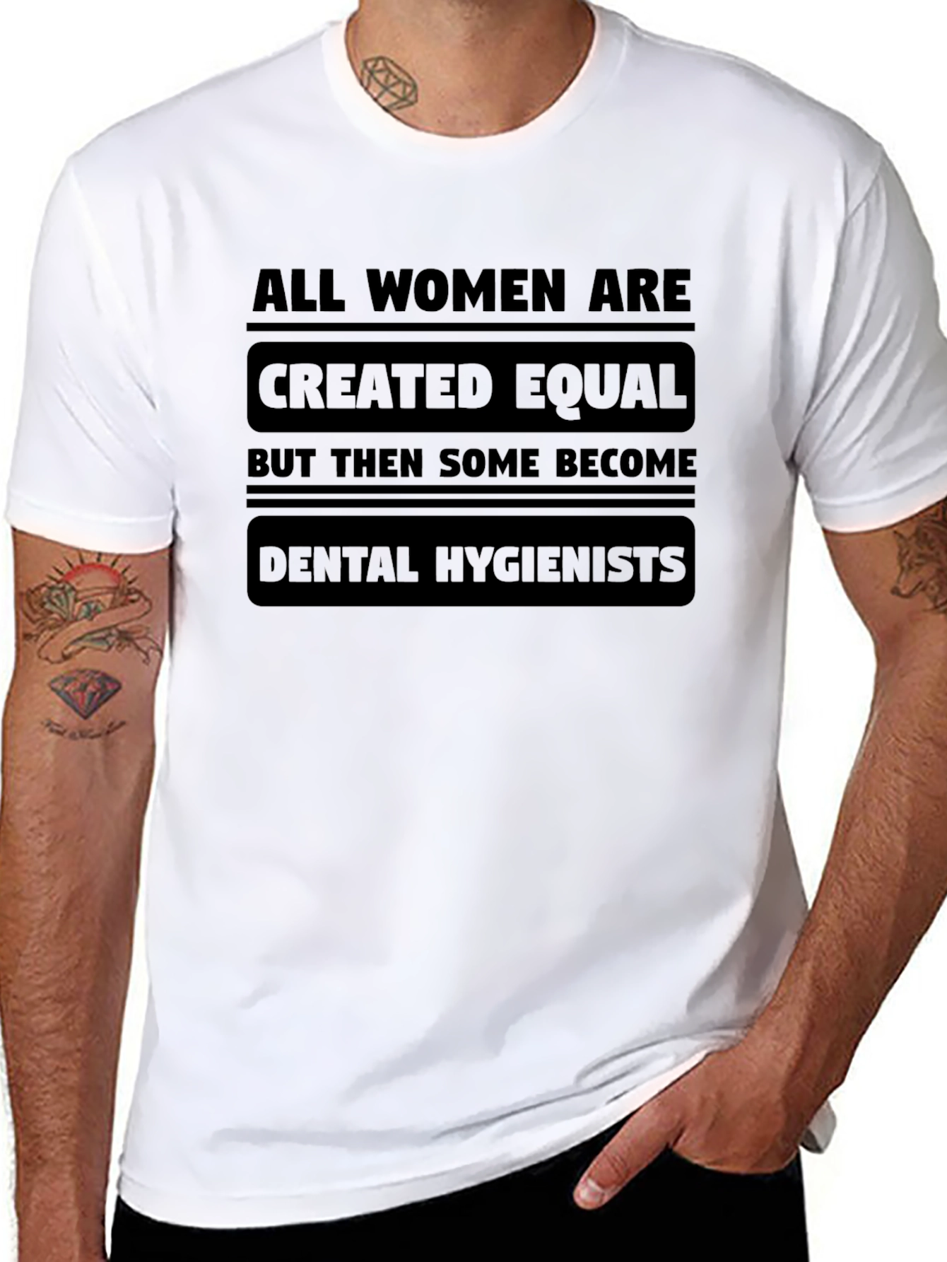 Black Dental Hygienist Women's T-Shirt view 8