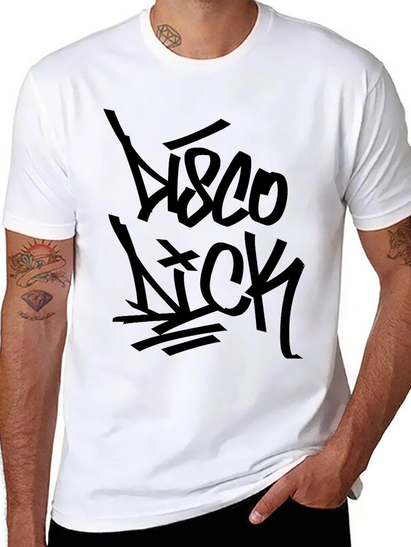 Black Disco Nick Black Graphic Tee view 8