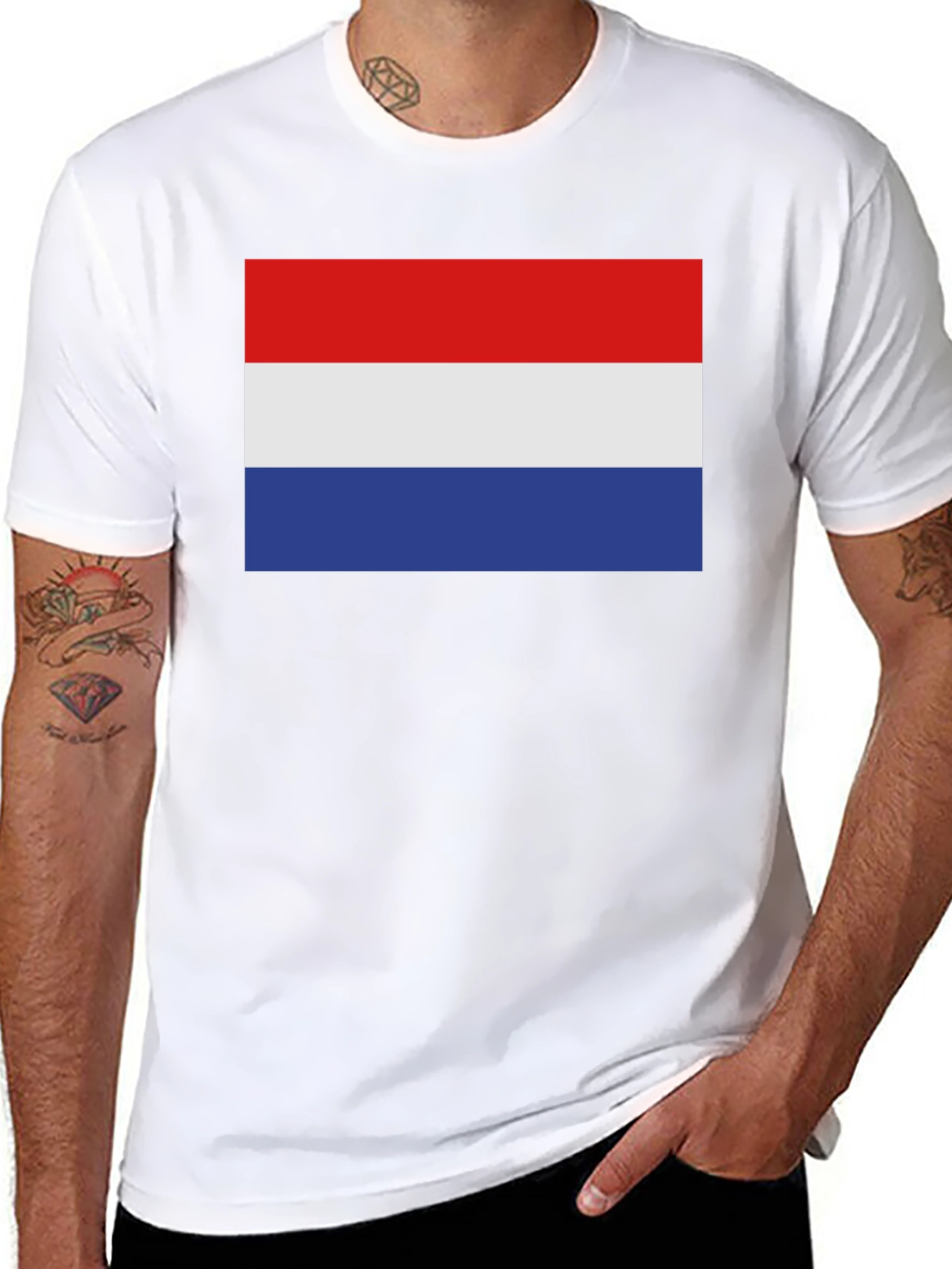 Black Netherlands Flag T-Shirt - Dutch Pride Tee view 8