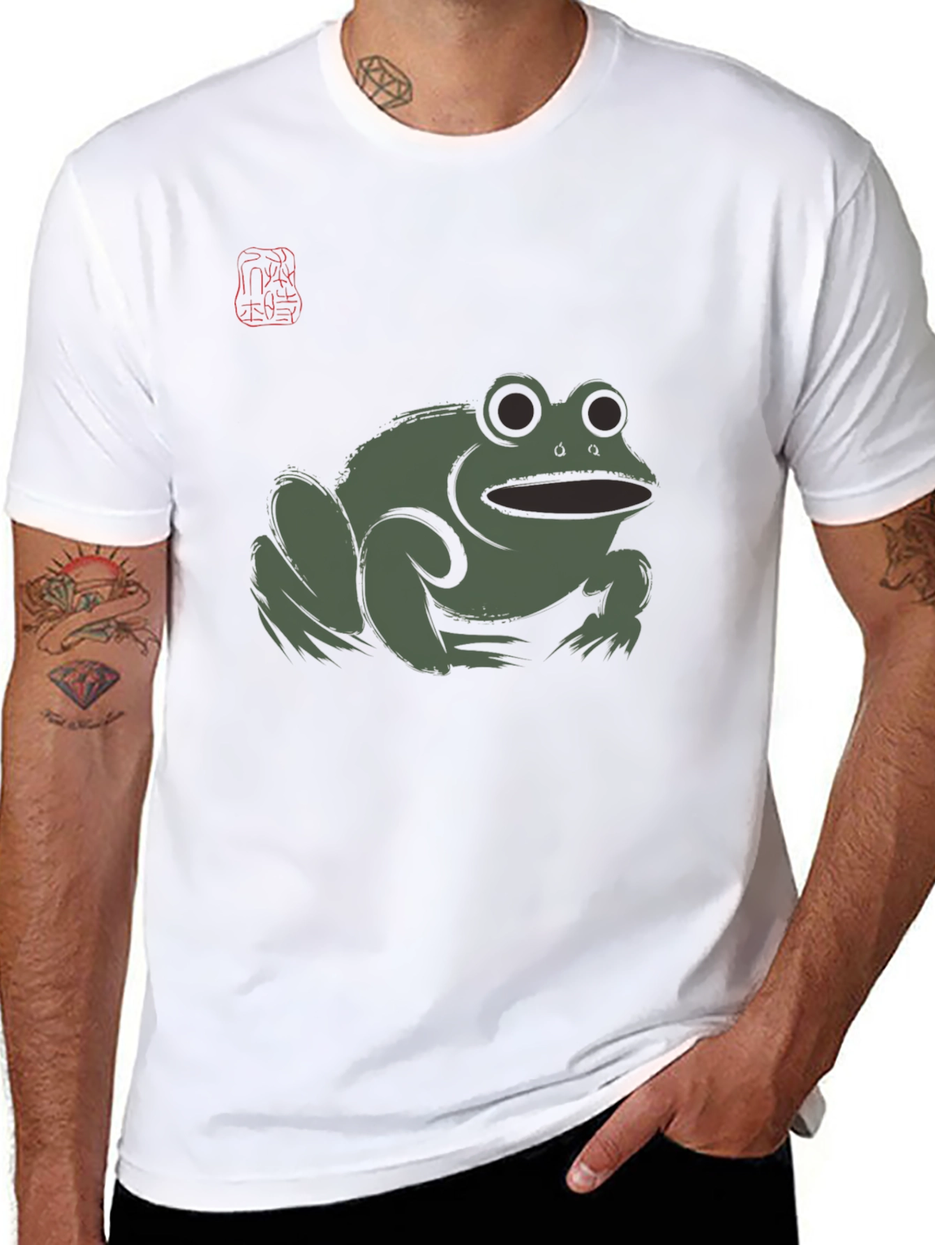 Black Frog Graphic Black T-Shirt - Men's view 8