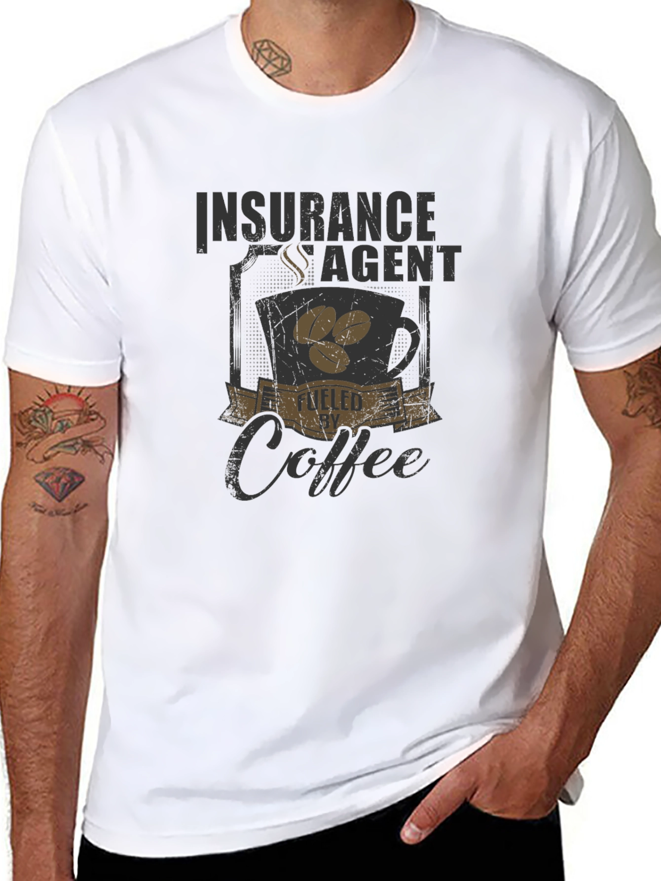 Insurance Agent Fueled By Coffee T-Shirt - 8