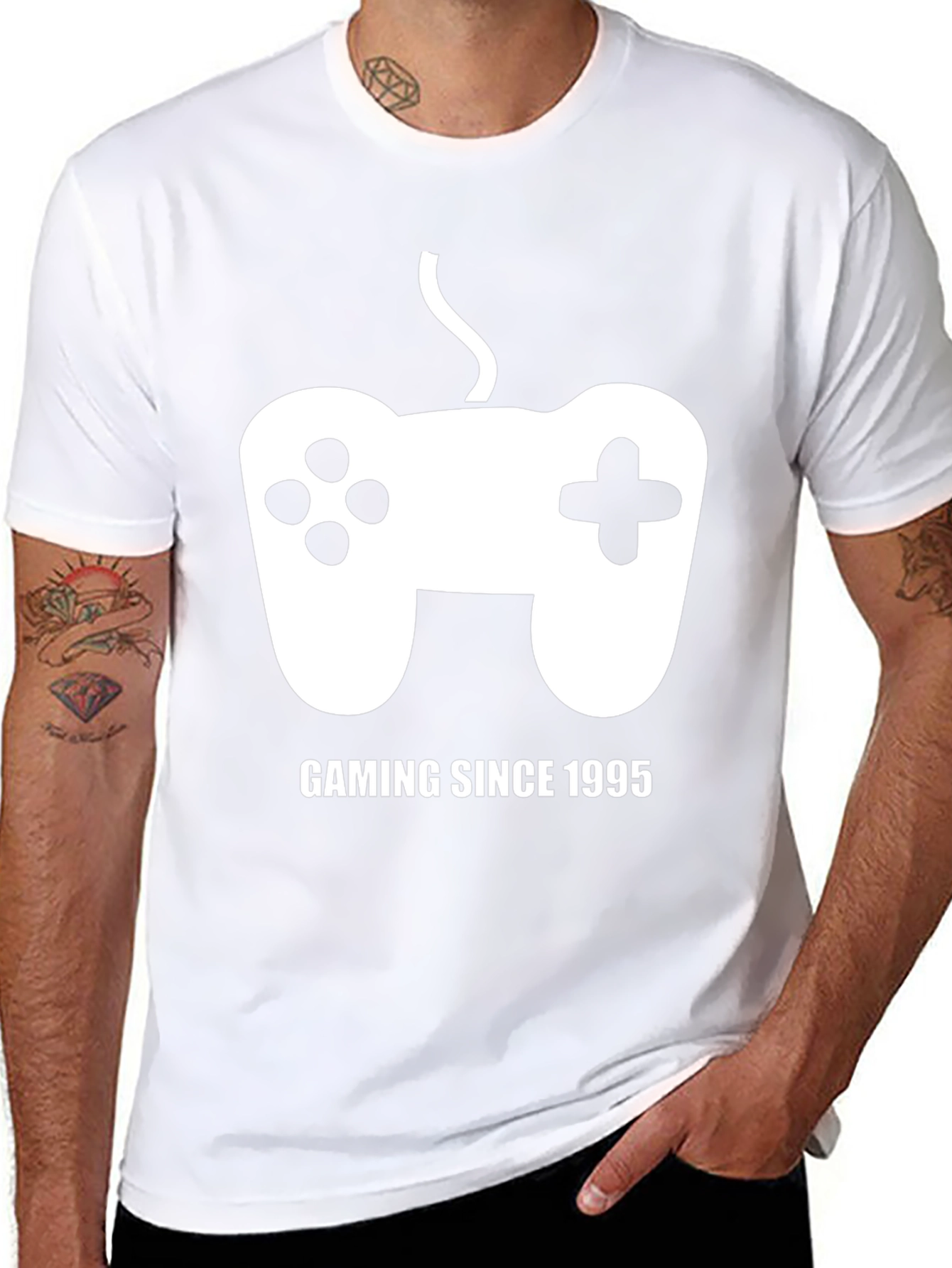 Black Gaming Since 1995 T-Shirt view 8