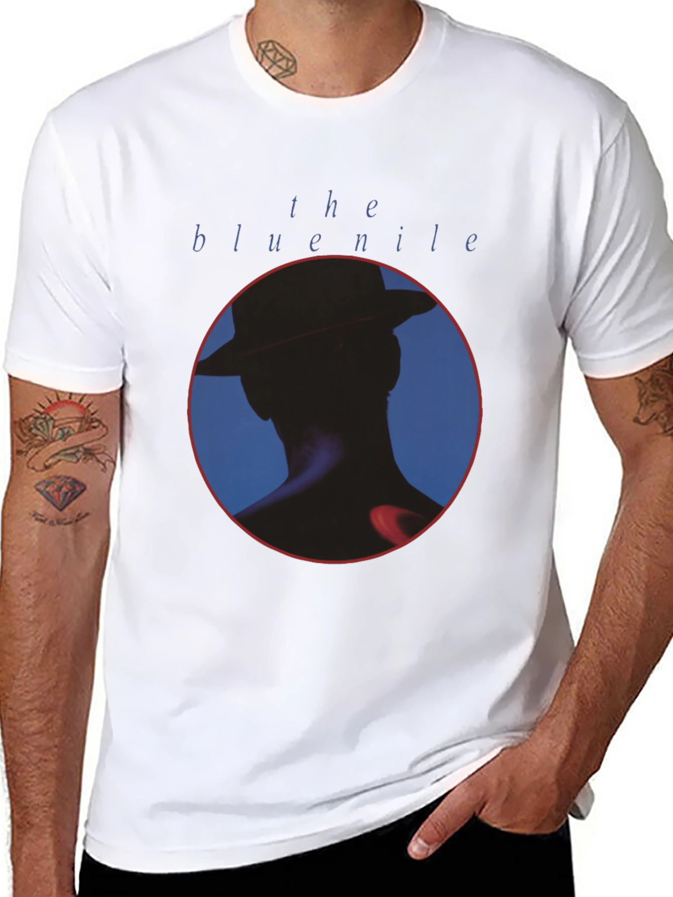 The Blue Nile Album Cover Black T-Shirt - 8