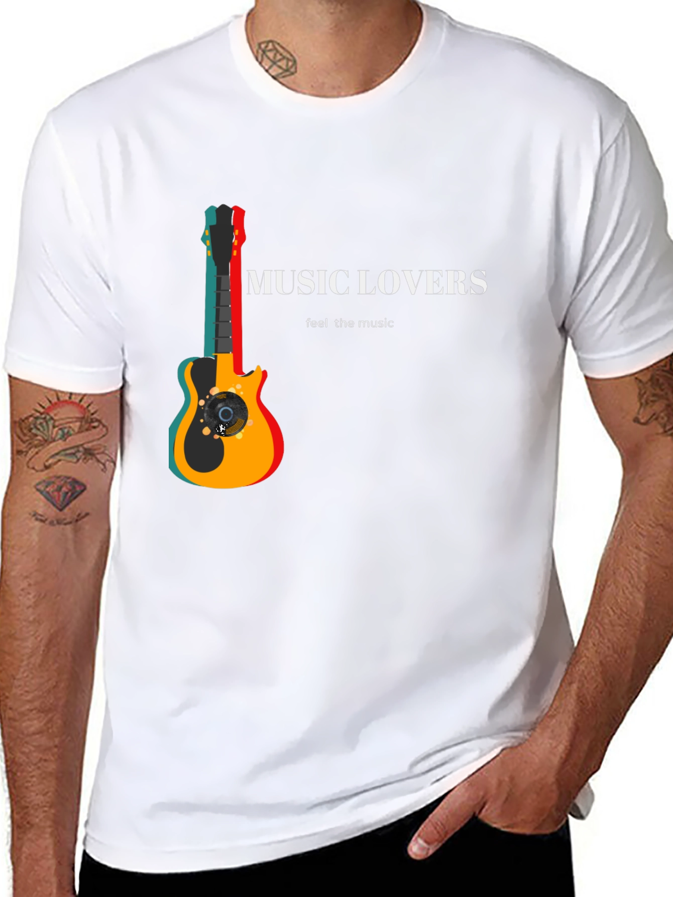Music Lovers Graphic T-Shirt - 8
