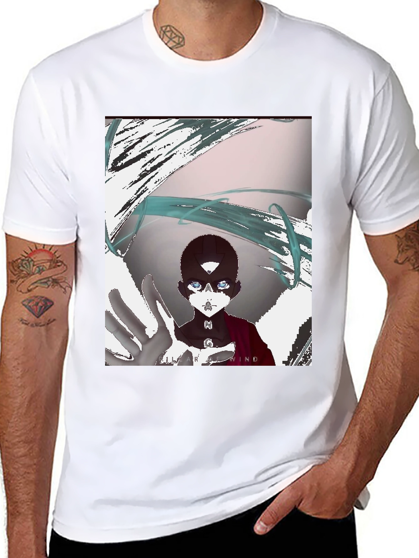 Black Anime Graphic T-Shirt - Unique Design view 8