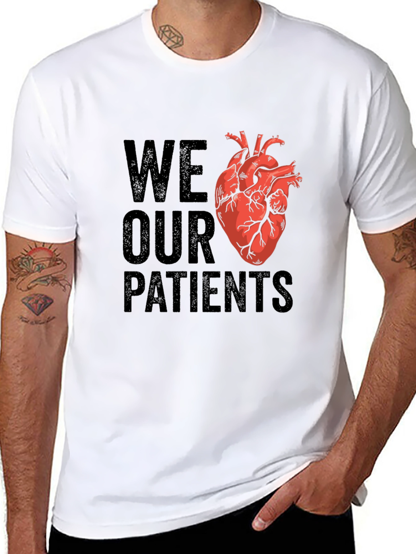 We Heart Our Patients Graphic T-Shirt - 8