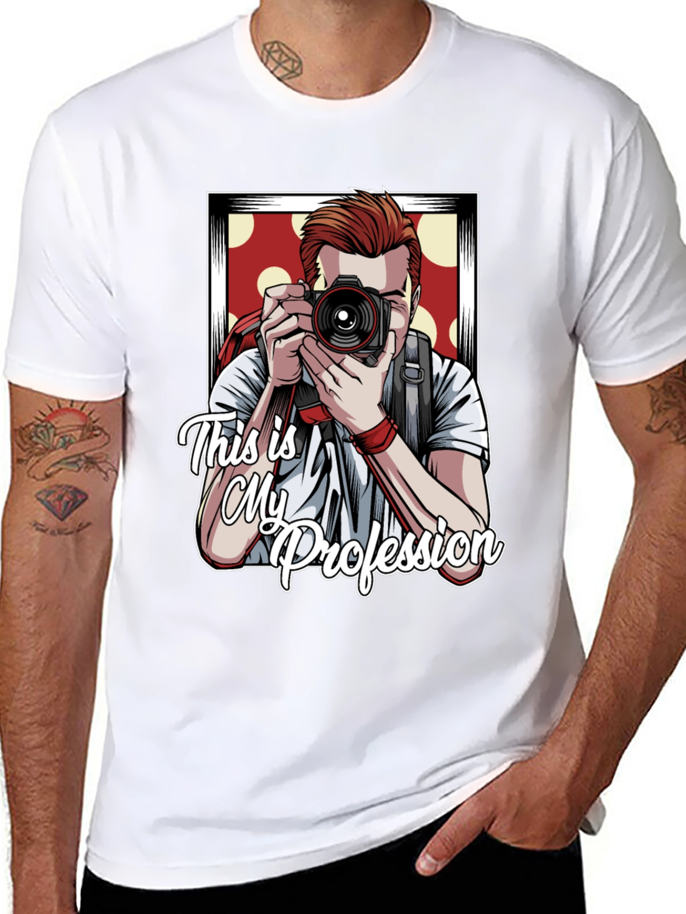 Photographer Profession Graphic T-Shirt - 8