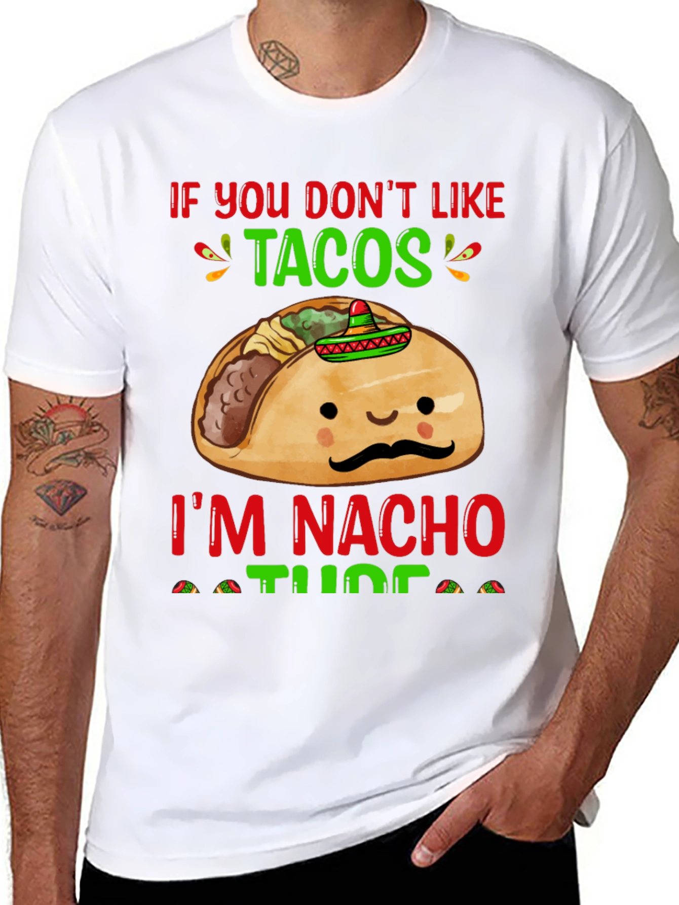 Black Funny Taco Lover T-Shirt - If You Don't Like Tacos! view 8