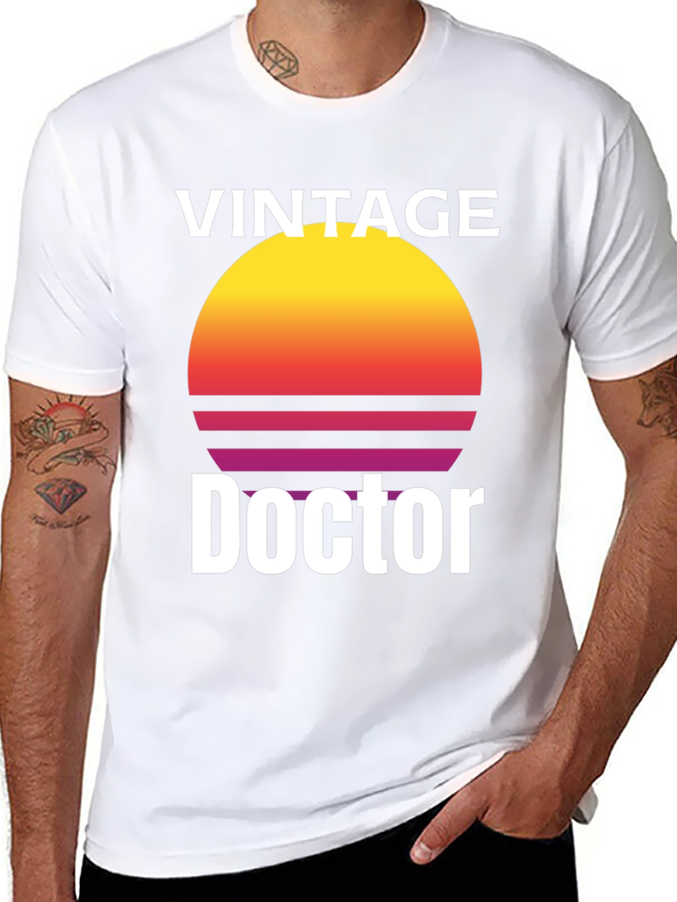Vintage Doctor Graphic Tee - Retro Style - 8