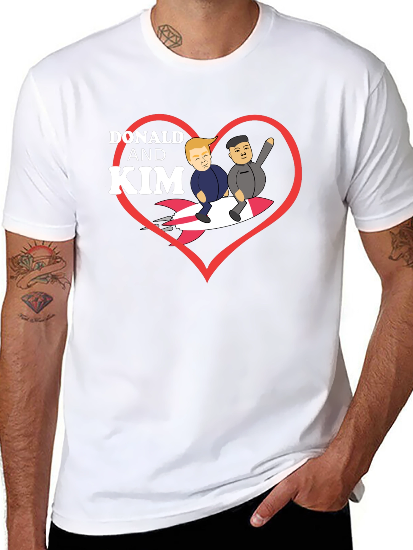 Black Donald and Kim Rocket Ride T-Shirt  view 8