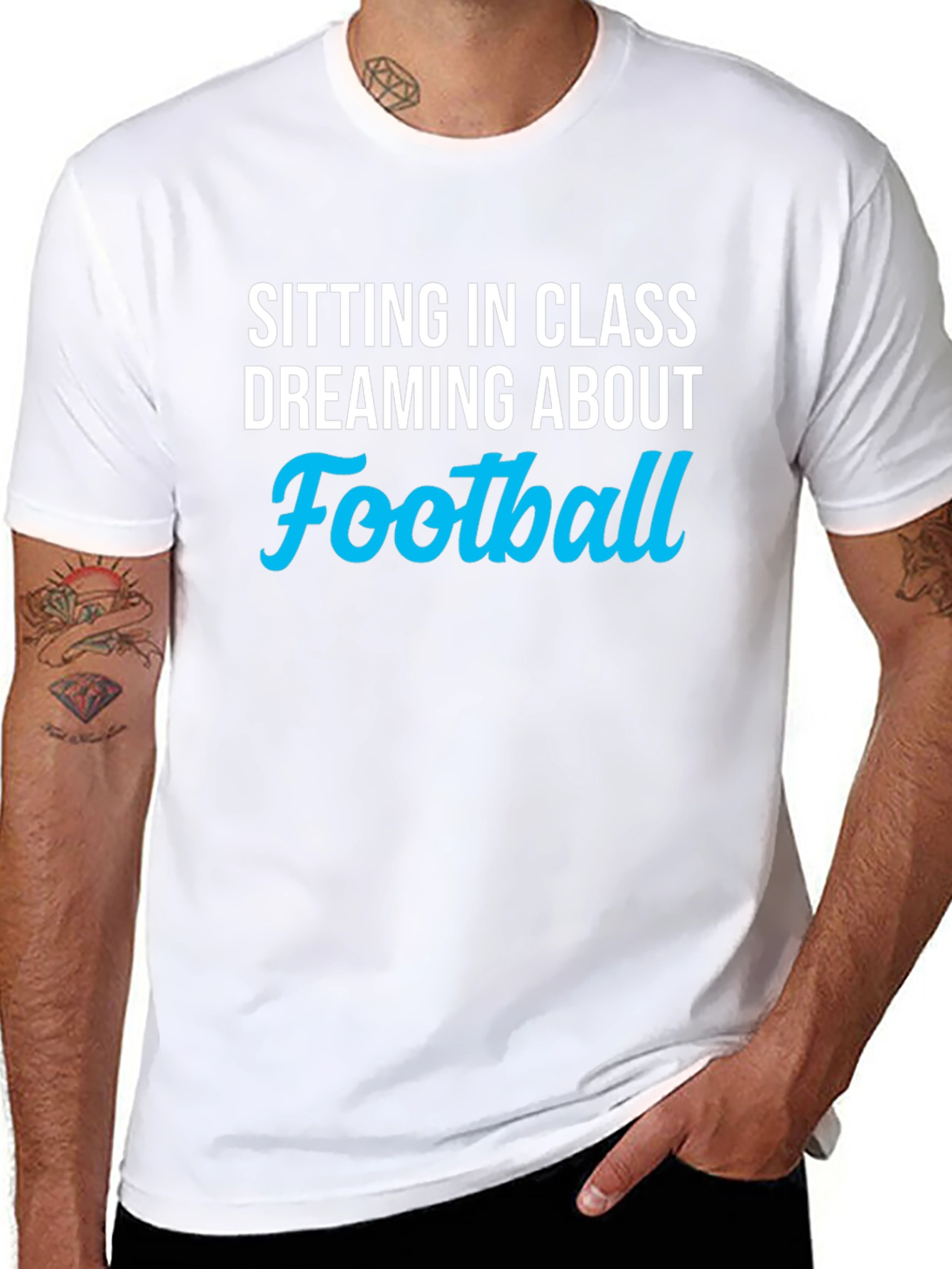 Black Football Dream T-Shirt - Class Football Fan view 8