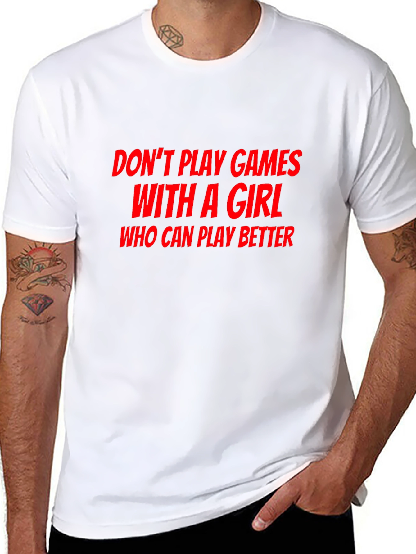 Black Don't Play Games Graphic Tee view 8